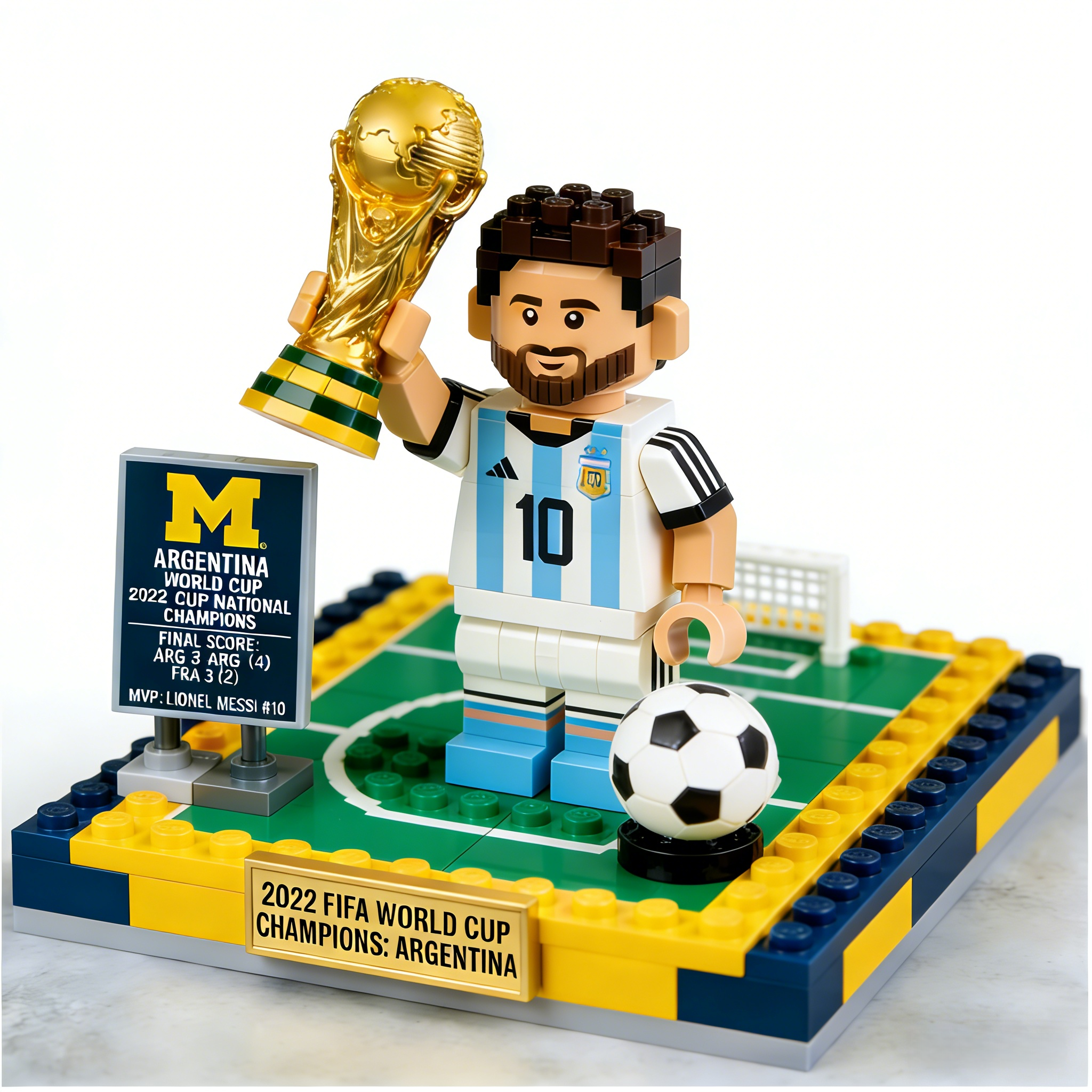 Lionel Messi: World Cup Glory – Brick Collector's Edition 🏆