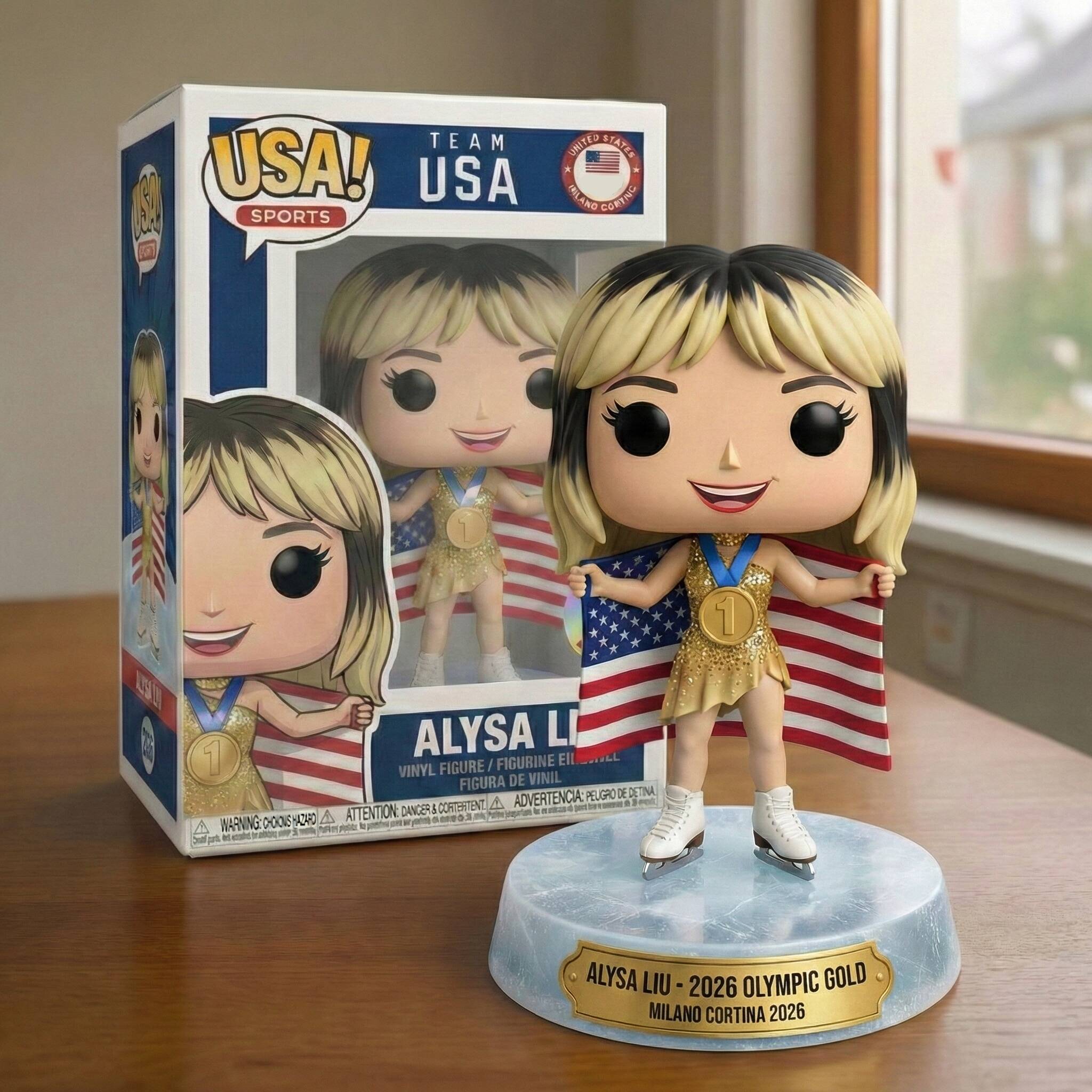 Alysa Liu – 2026 Winter Olympic Gold Commemorative Pop! Figure
