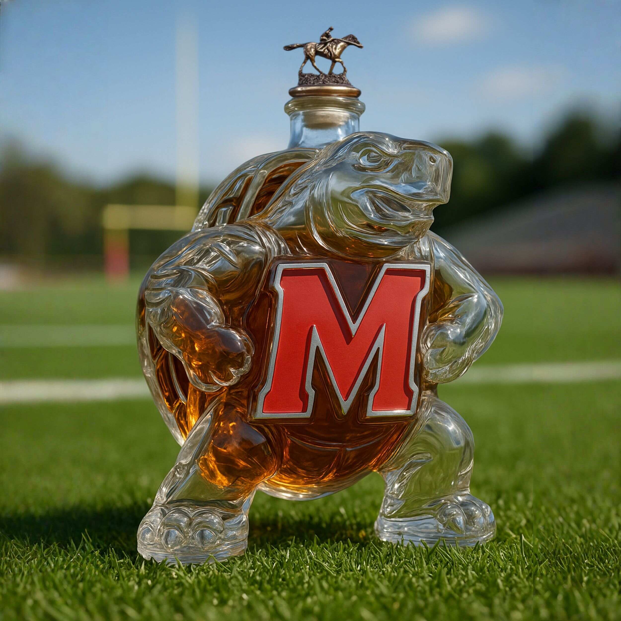 University of Maryland Terrapins Whiskey Bottle