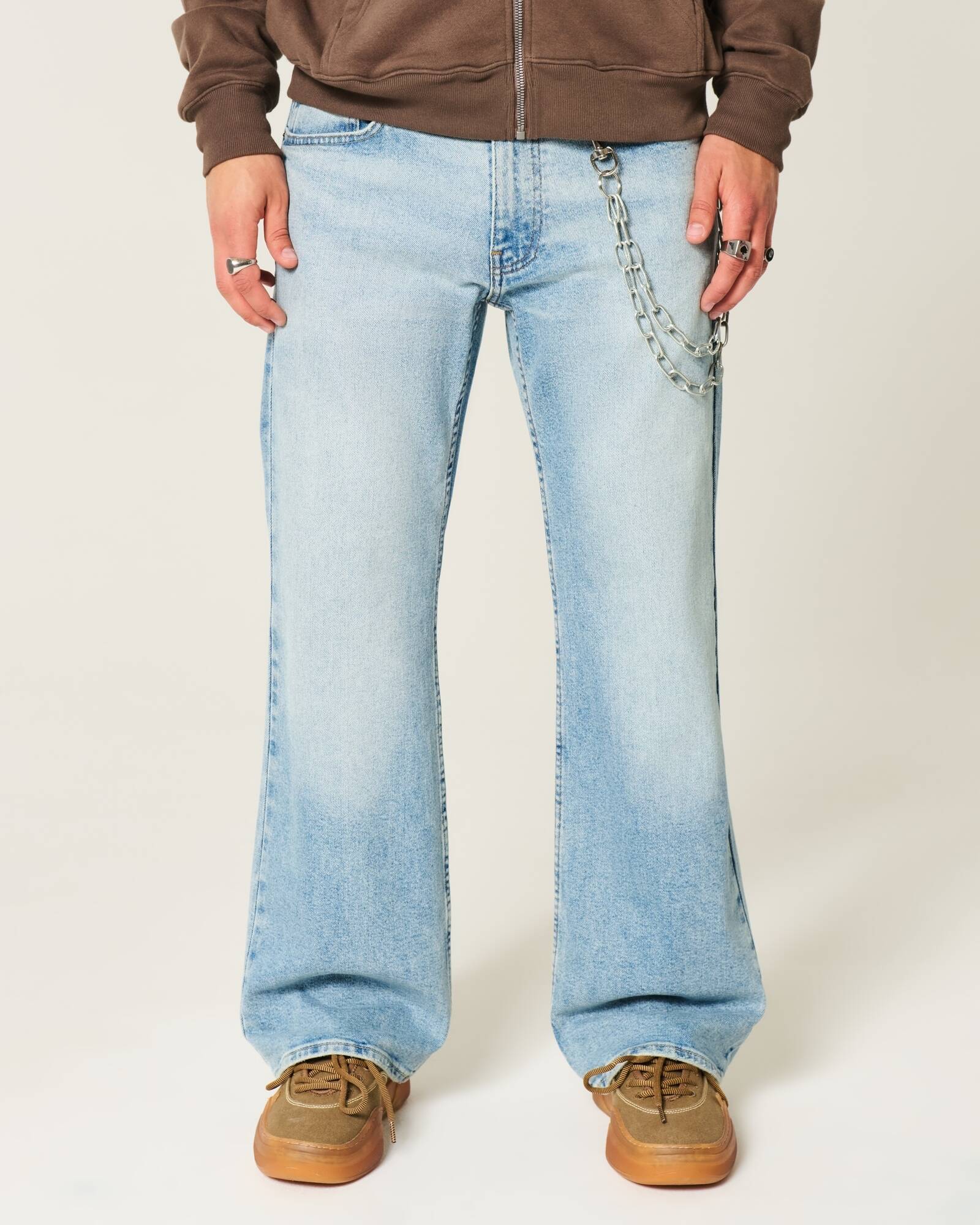 Light Wash Bootcut Jeans