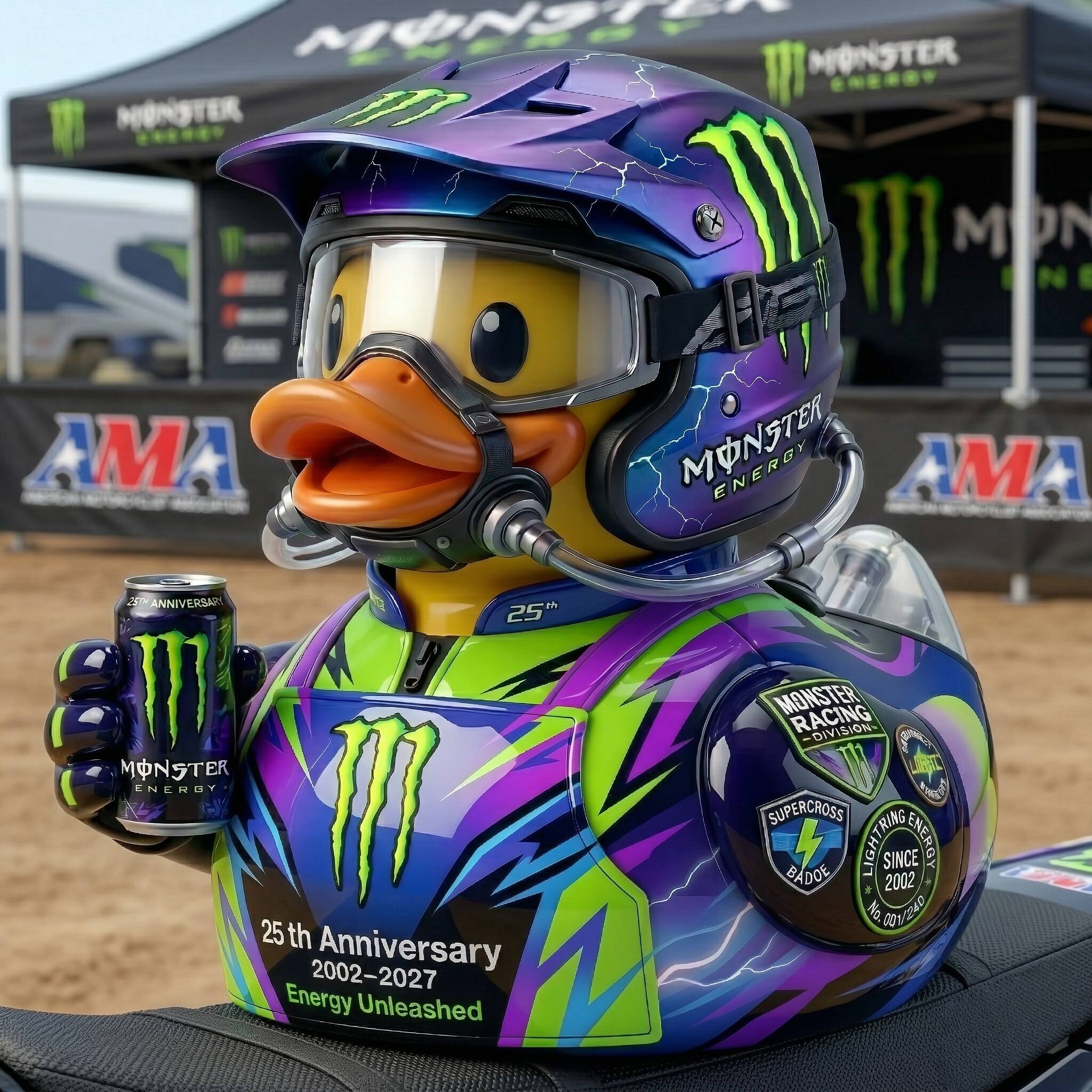 Monster Energy 25th Anniversary Racing Duck 🦆⚡