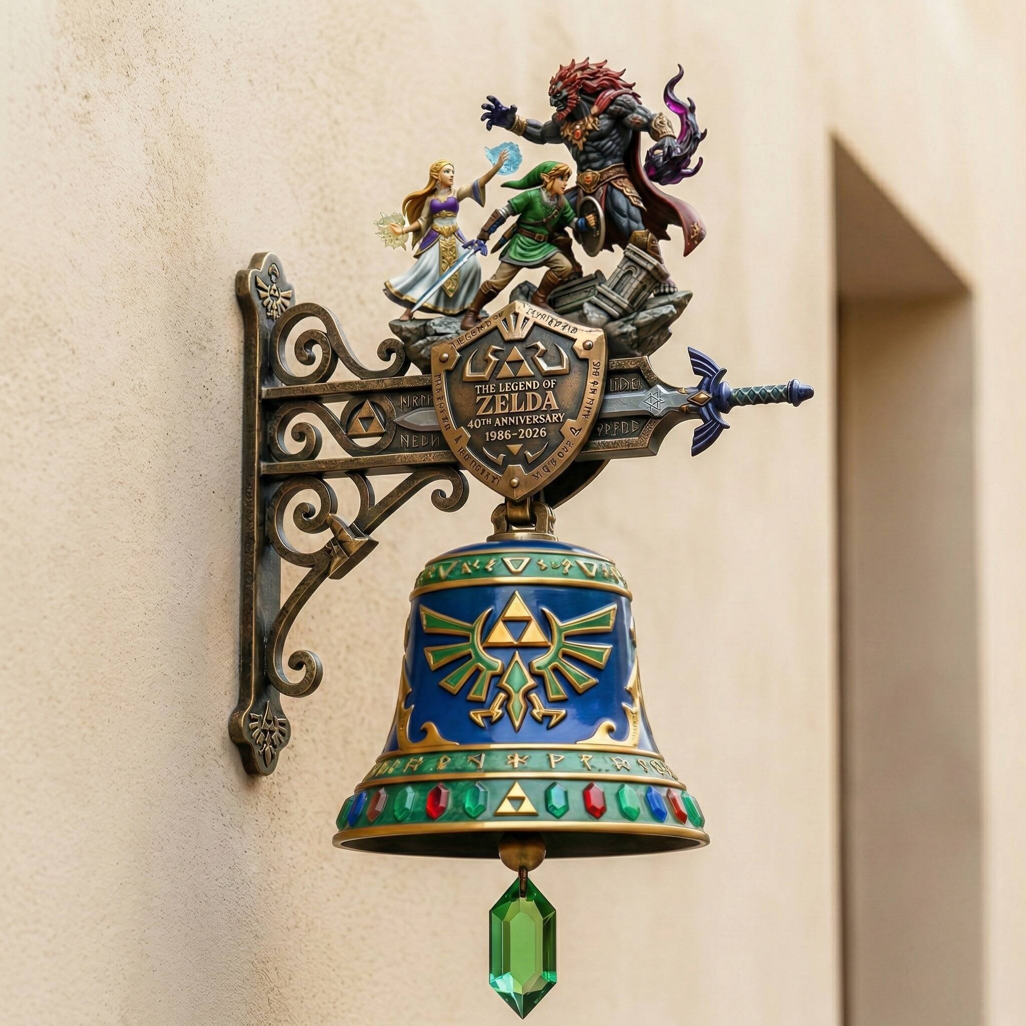 🗡️ The Legend of Zelda – 40th Anniversary Commemorative Bell