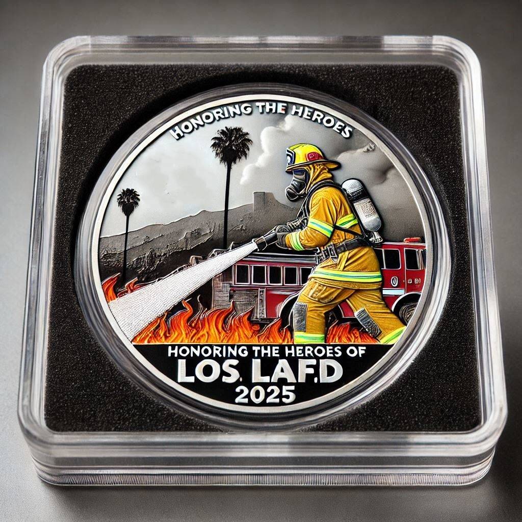 💓💪Los Angeles Wildfire Tribute Coins