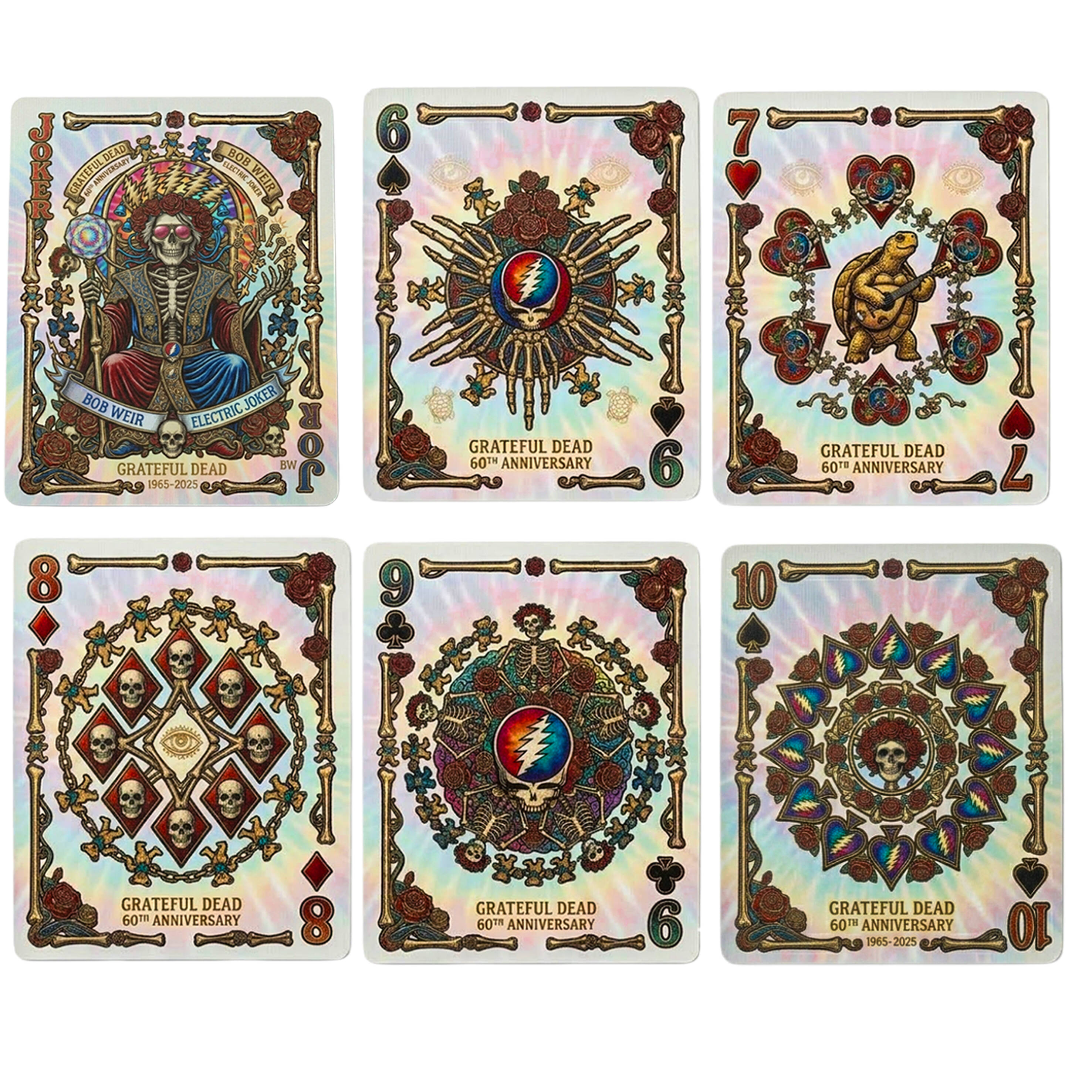Grateful Dead 60th Playing Cards
