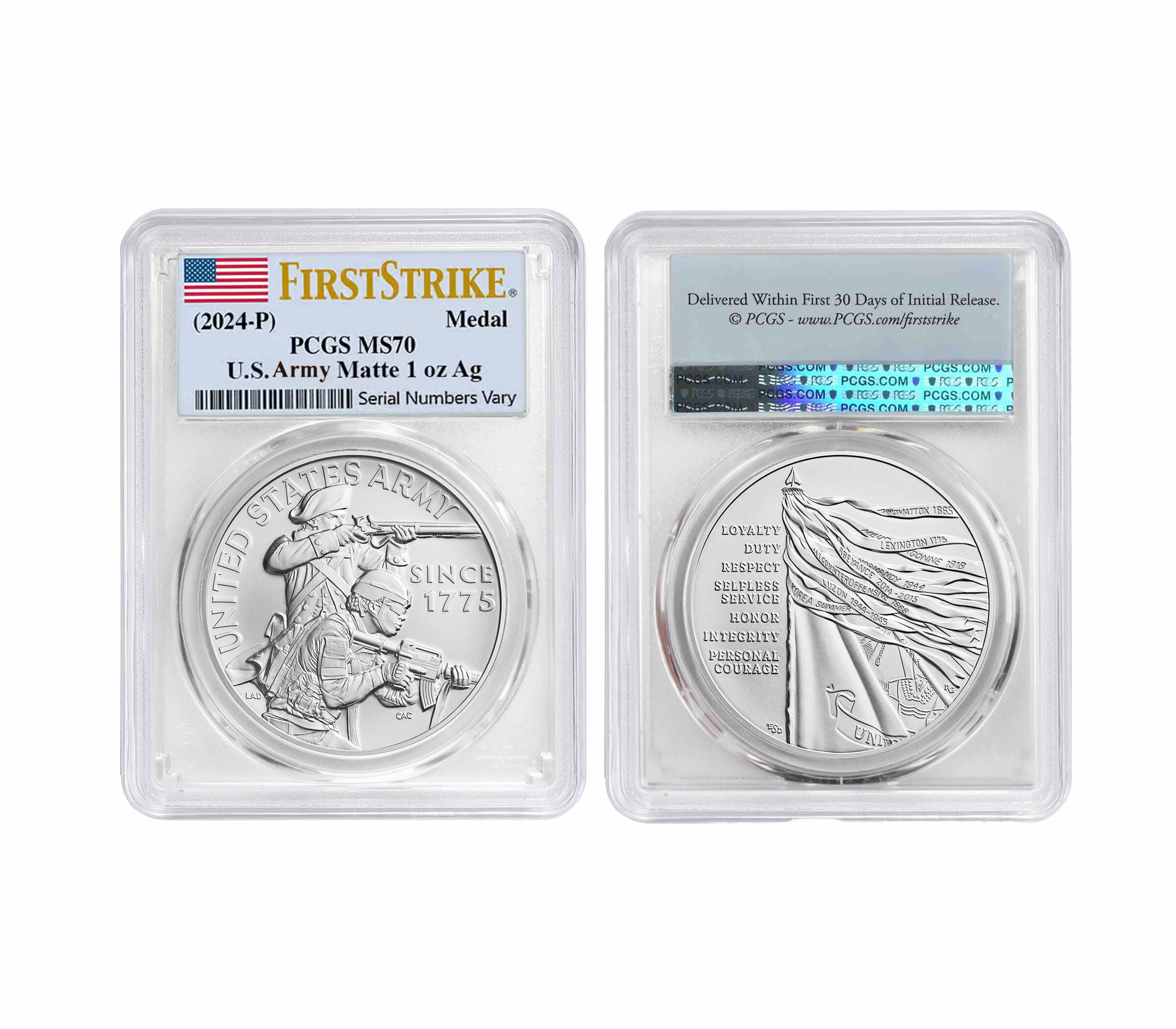 U.S. Army One-Ounce Silver Medal