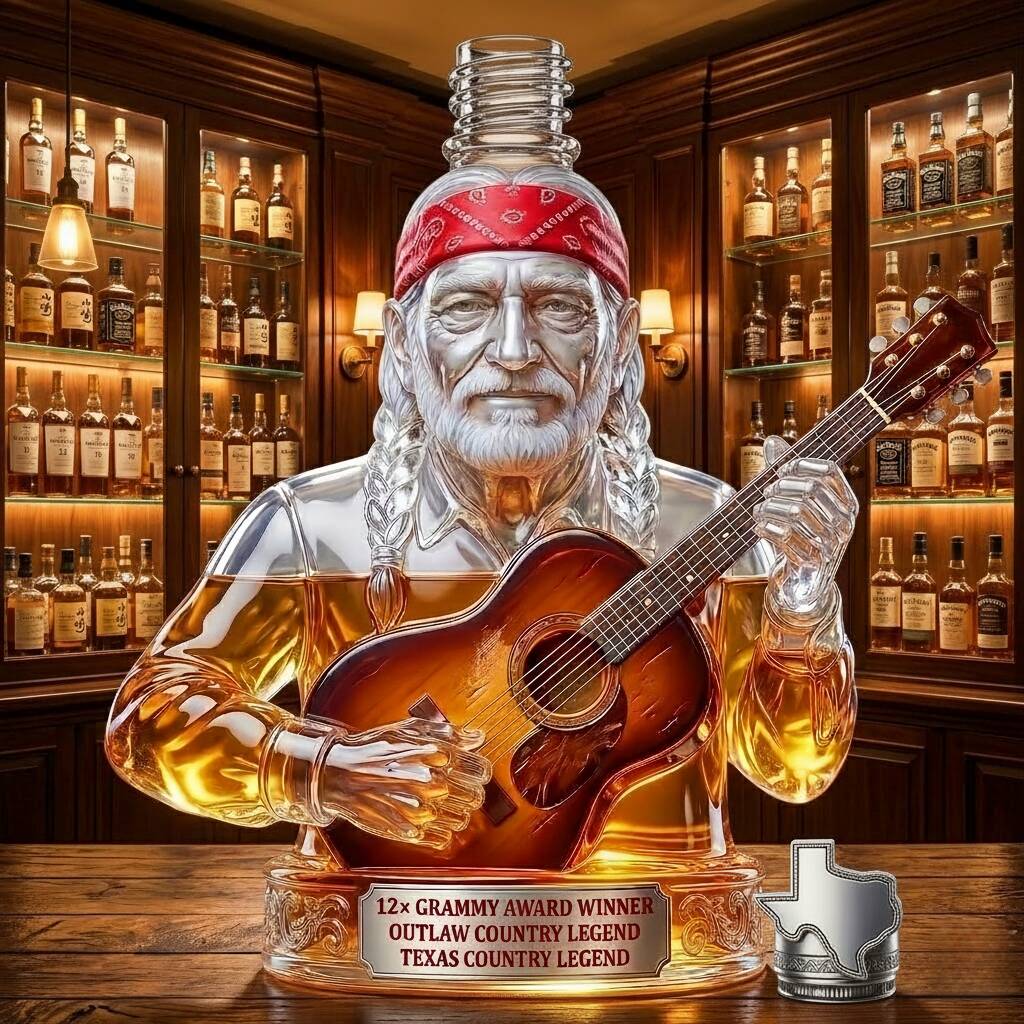 Willie Nelson Whiskey bottle
