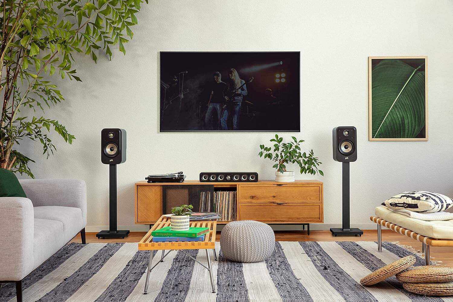 Polk Audio Signature Elite ES20 Bookshelf Speaker - Hi-Res Audio Certified,Dolby Atmos & DTS:X Compatible, 1