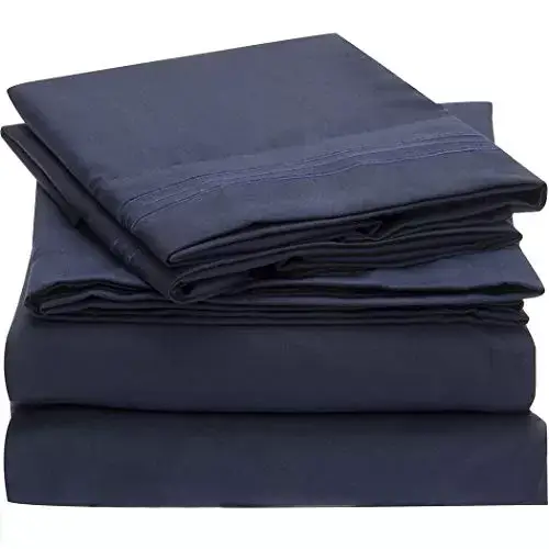 Brushed Microfiber Hypoallergenic 4 pcs Bedsheet Set