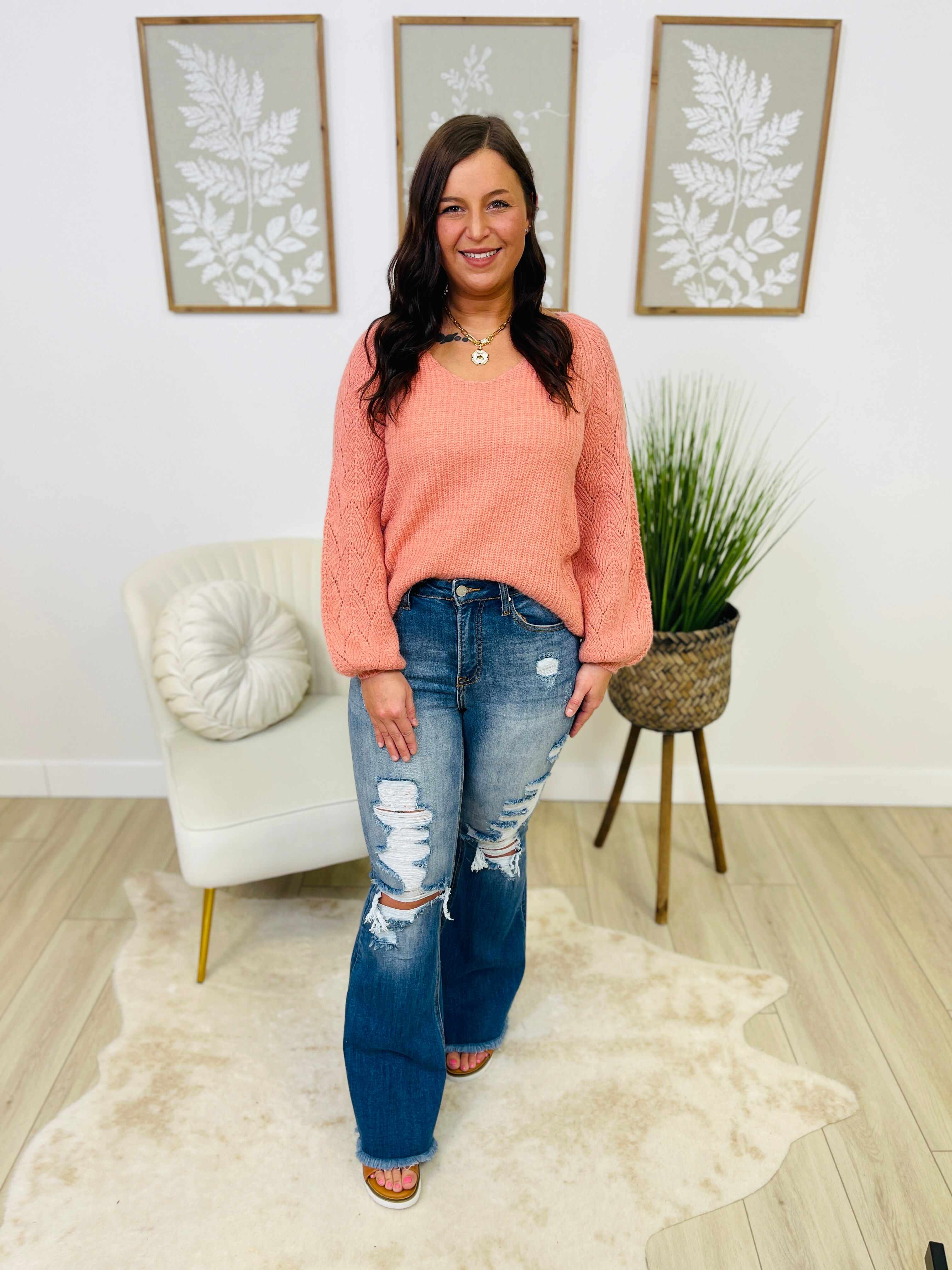 Risen PLUS/REG Pop Of Flare Jeans