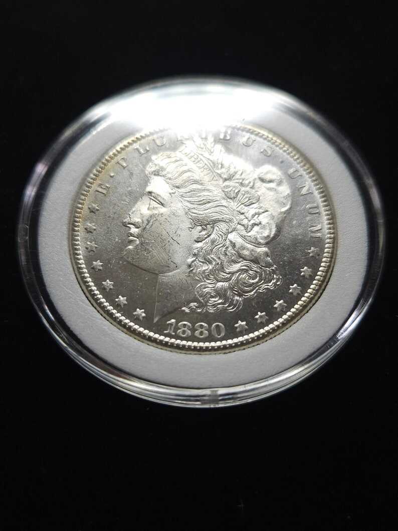 1880  S   Silver Morgan Dollar Gem Bu !!  Proof Like ! Regular 199     Lot # 799