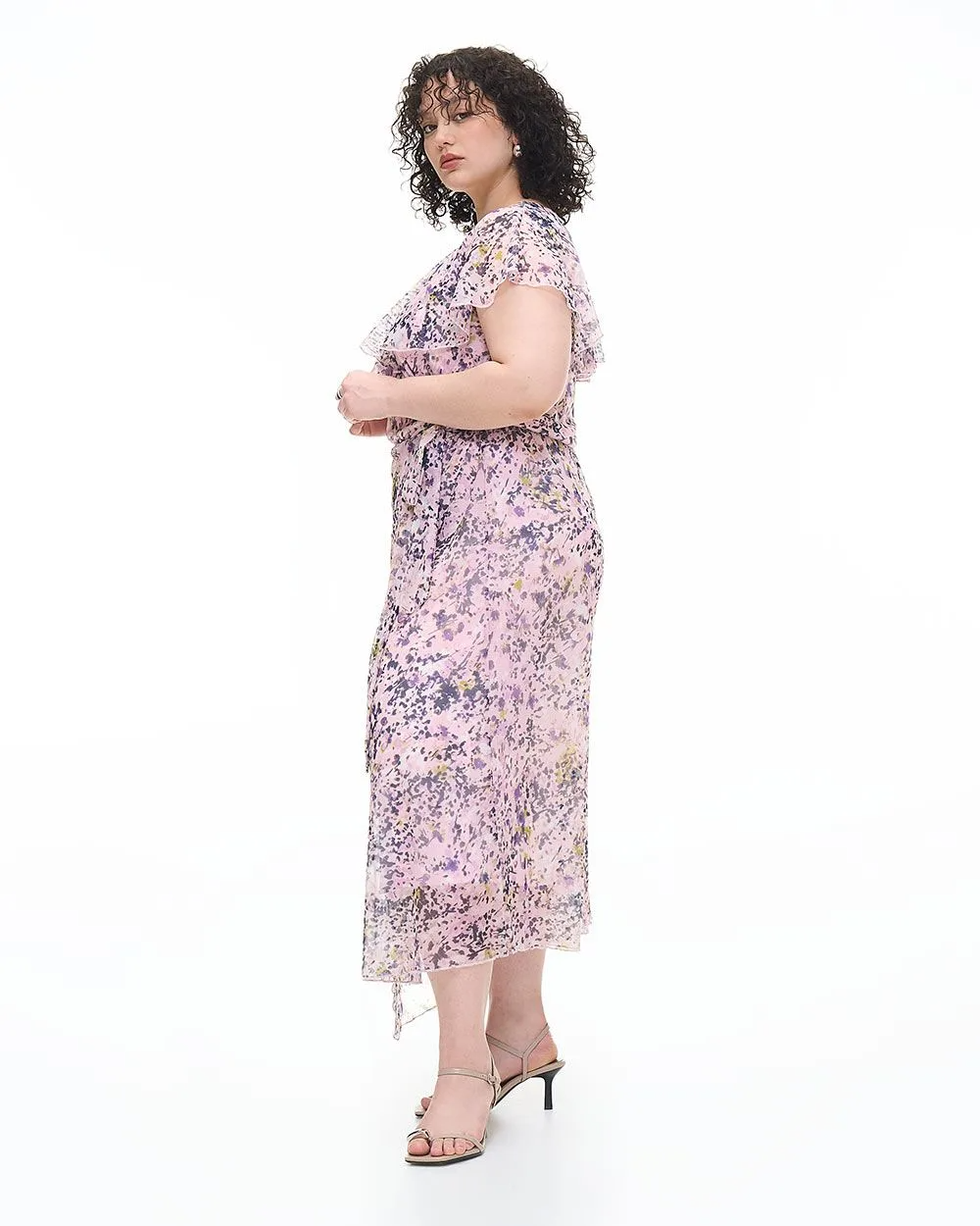 Meredith's Picks - Printed Wrap Maxi Dress - Addition Elle
