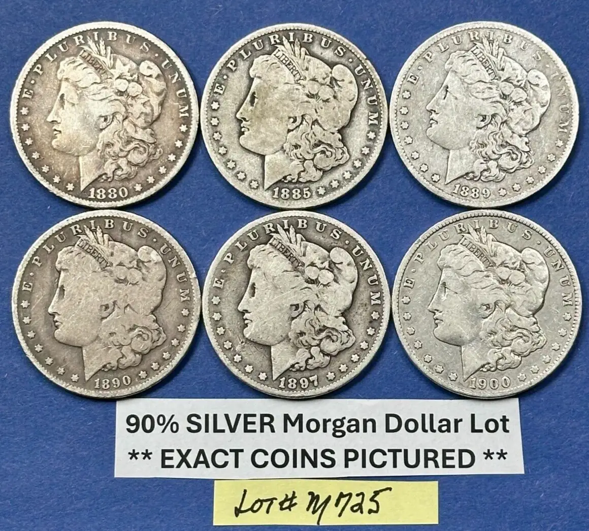 【Complete Set】1879–1904 O Morgan Silver Dollar Set-26PC — MS60💰 Free Shipping & Quality Assurance