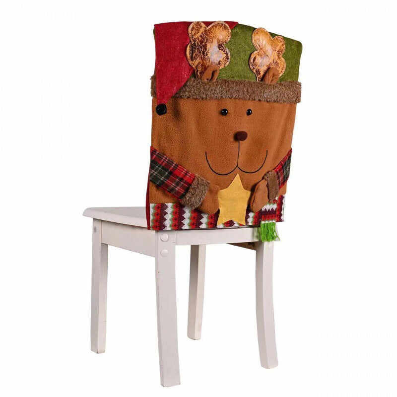 Christmas Chair Back Covers For Dinning Room Decoration