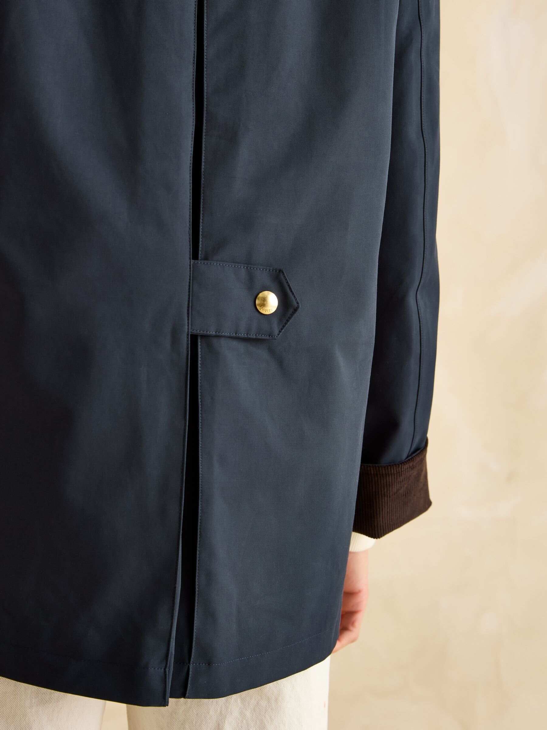 Katherine Navy Blue Waterproof Heritage Coat
