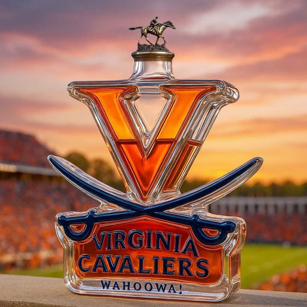 Virginia Cavaliers Limited Edition Whiskey Bottle