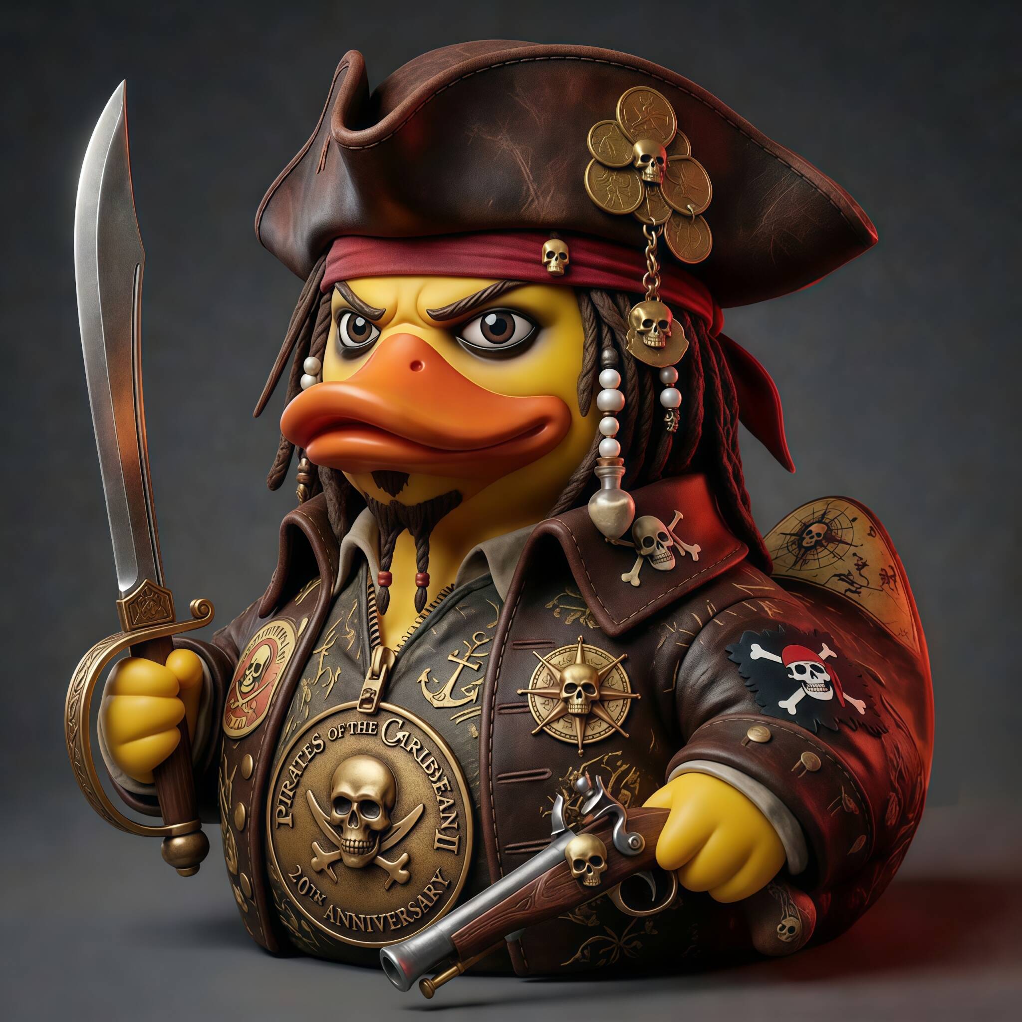 Pirates of the Caribbean II 20th Anniversary Collectible Duck
