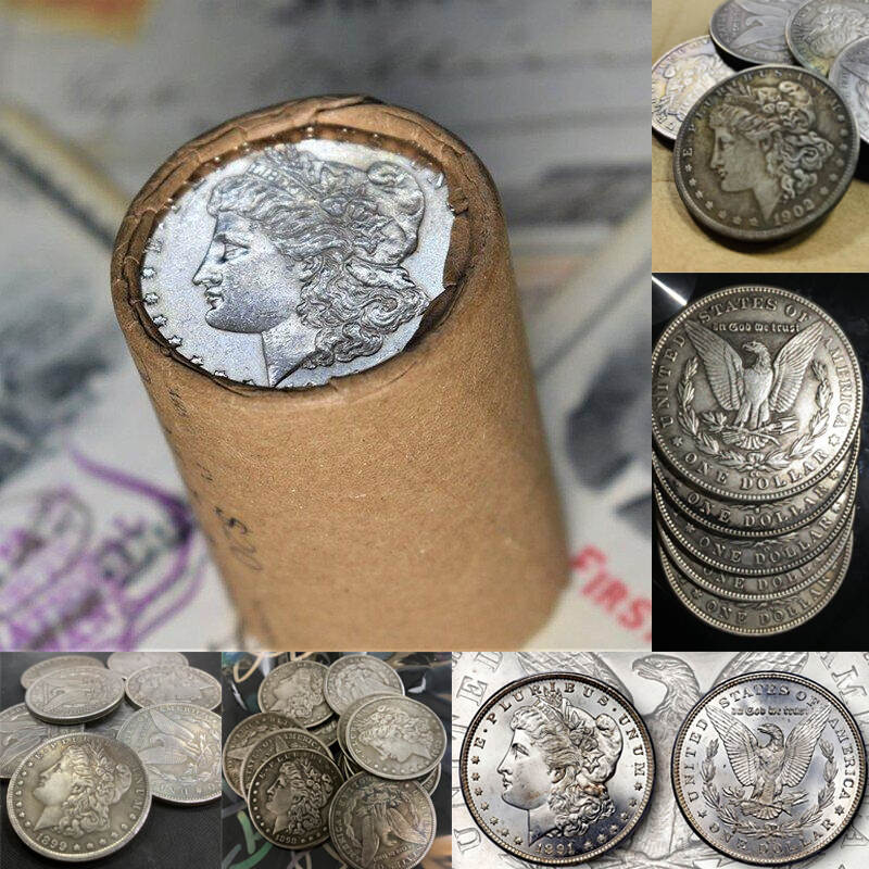【Complete Set】1878-1921 Morgan Silver Dollar 28PC💰