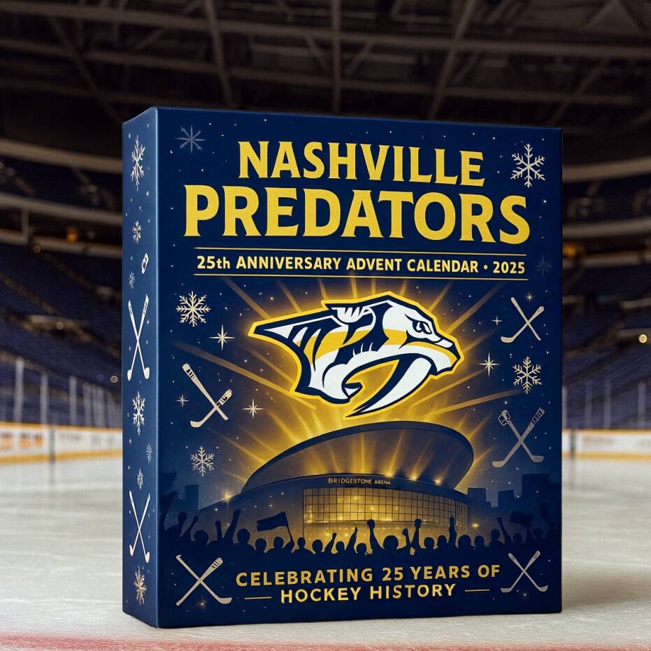 Nashville Predators 25th Anniversary Advent Calendar 2025