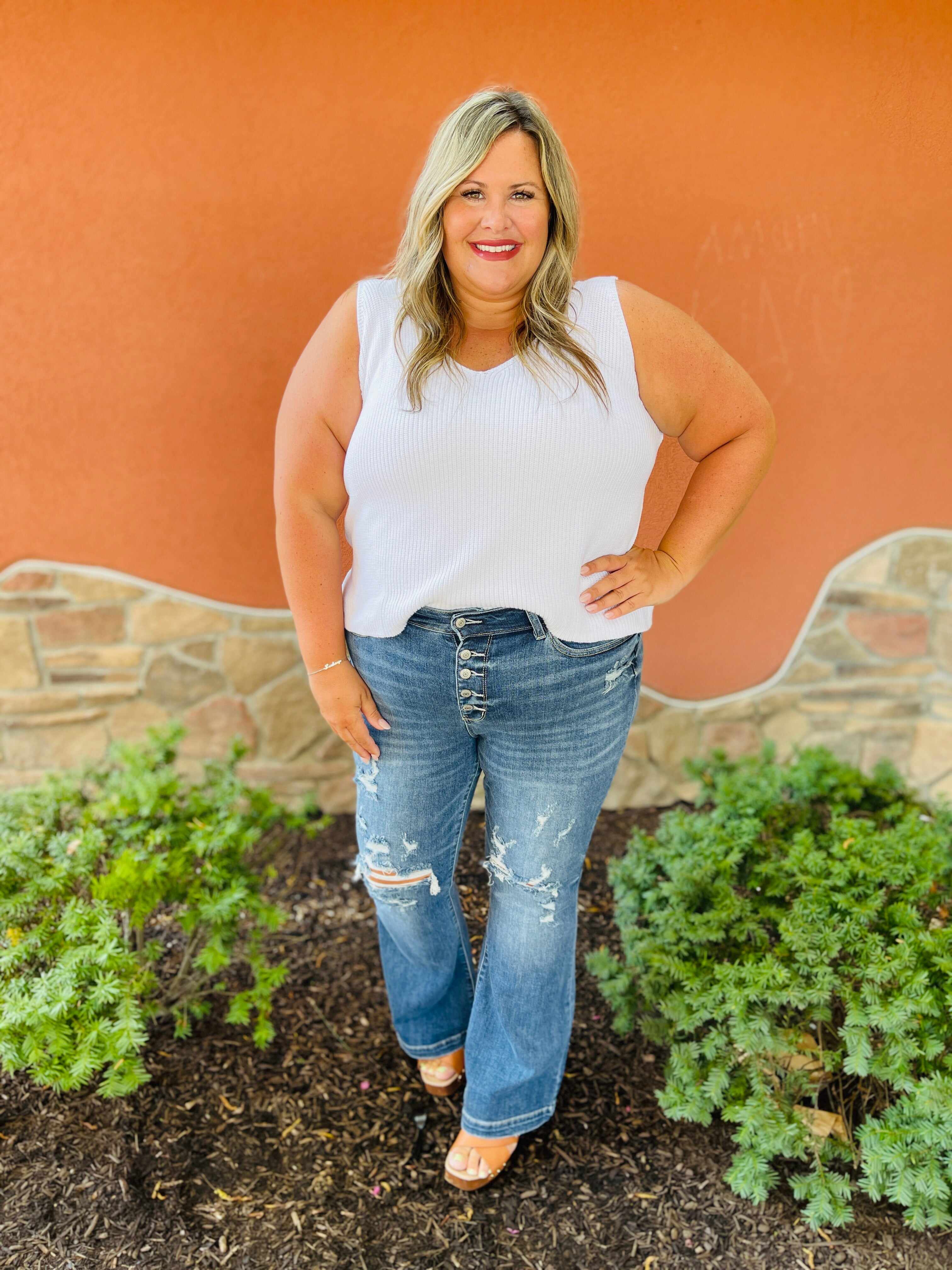 RESTOCK! Plus/Reg Let's Go Girls Flare Jeans
