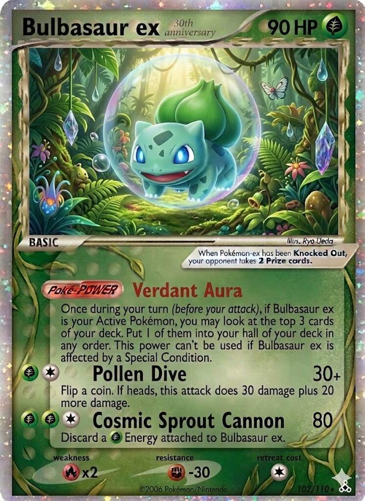 Pokémon 30th Anniversary TCG Cards