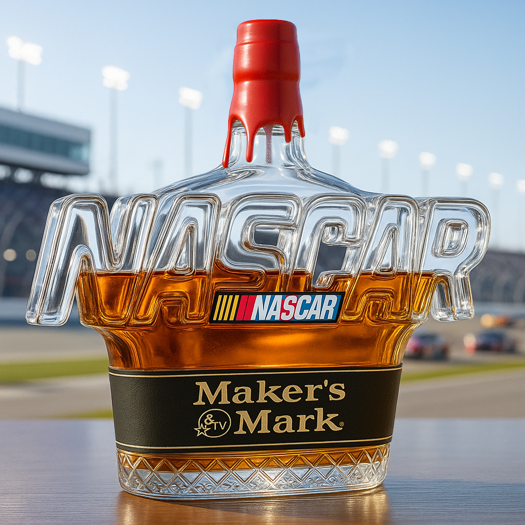 NASCAR Whiskey Bottle