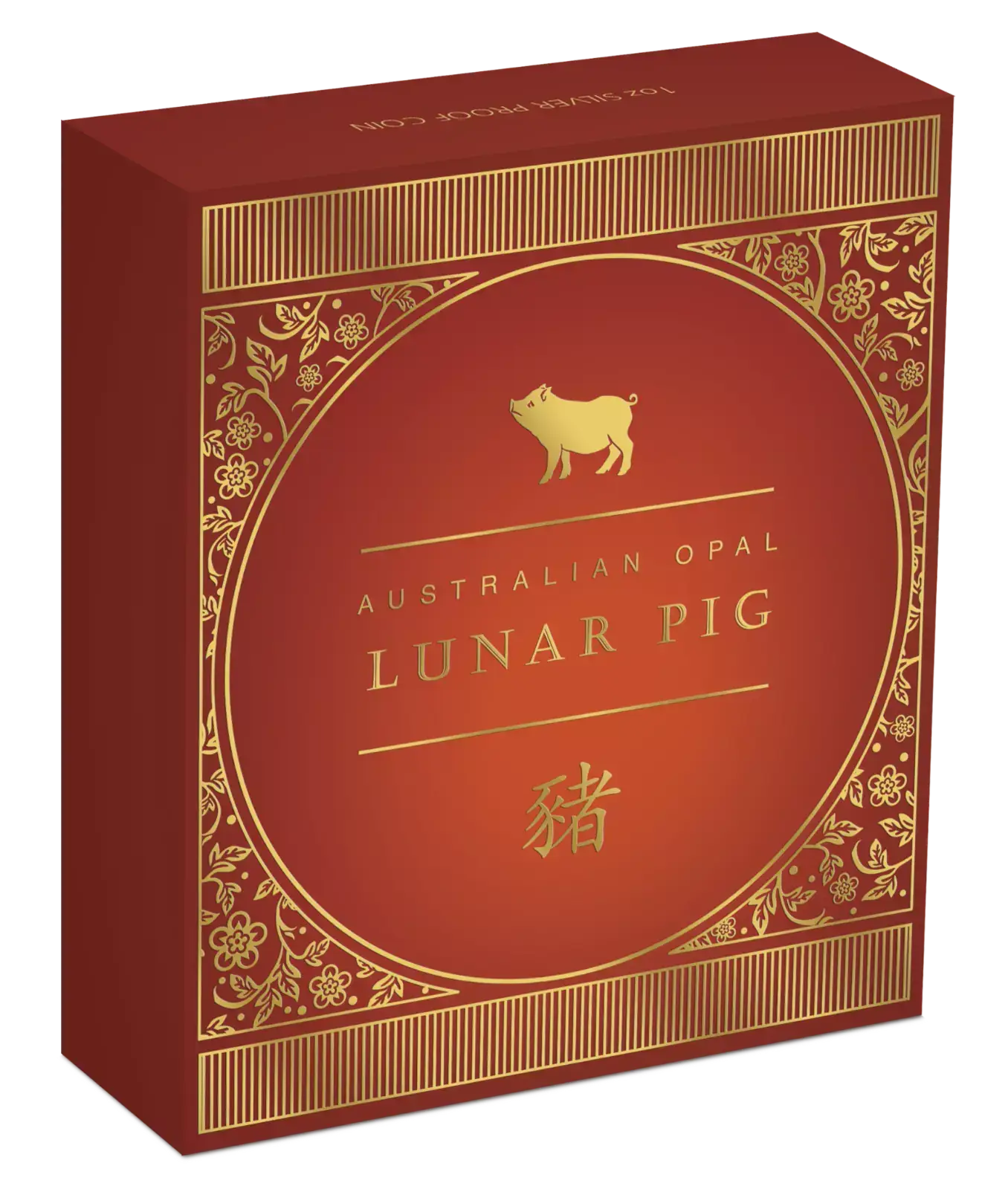 2019 Australia Opal Series Lunar Year of the PIG 1oz Silver Proof $1 Coin