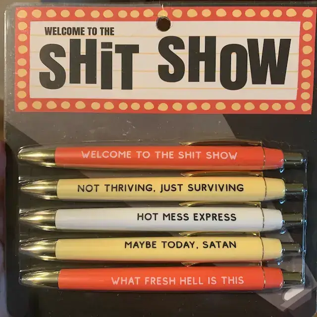 Welcome To The Shit Show Pen Set | Funny Gift