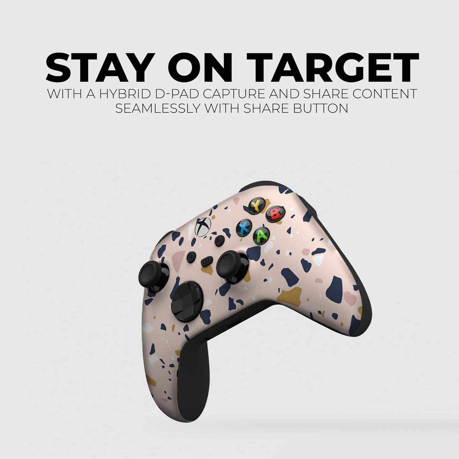 DreamController Original X-box Wireless Controller Special Edition Customized Compatible with X-box One S/X-box Series X/S & Windows 10 Made with Advanced HydroDip Print Technology(Not Just a Skin)