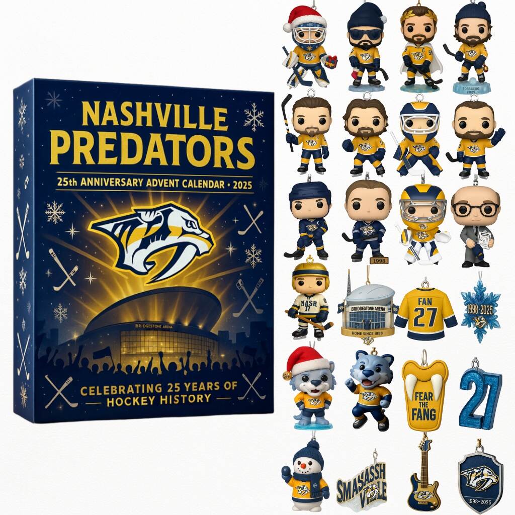 Nashville Predators 25th Anniversary Advent Calendar 2025