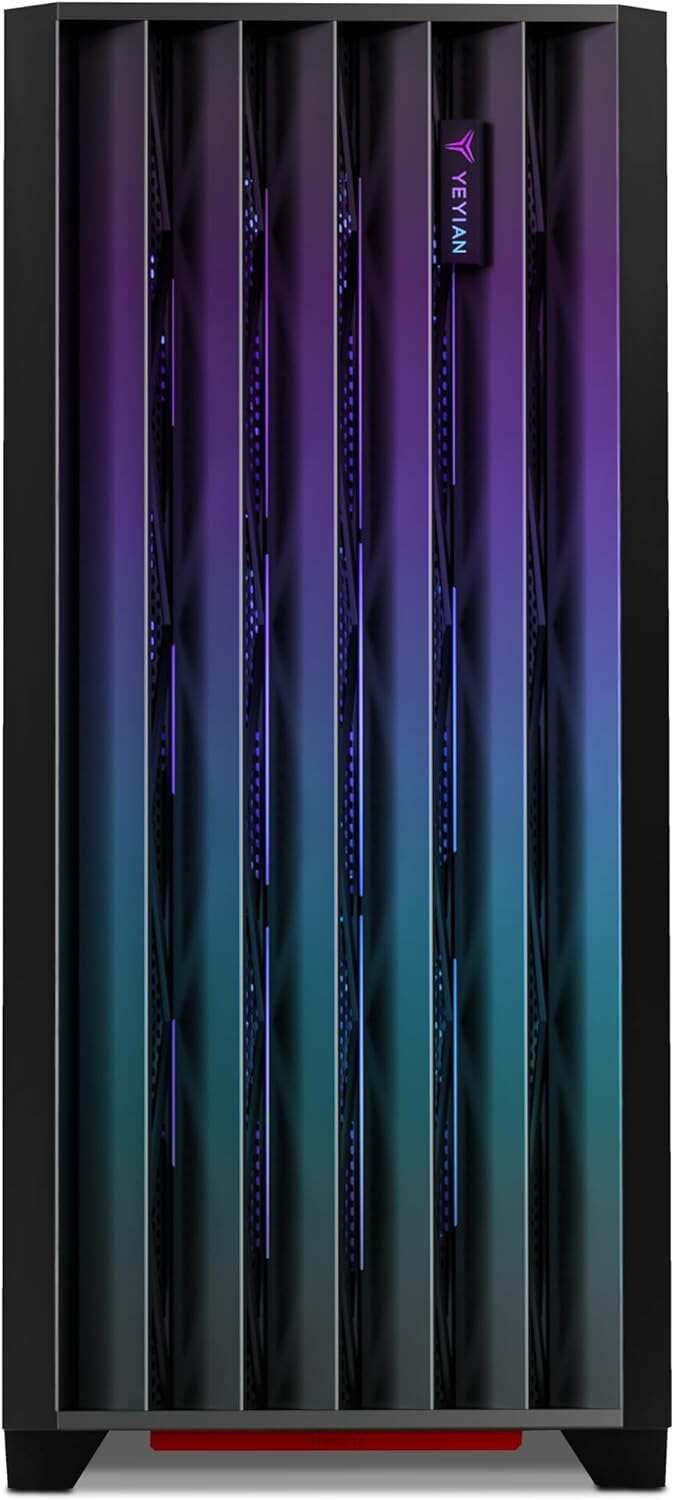 YEYIAN Gaming Computer Phoenix - Intel Core i9 13900KF, GeForce RTX 4070 Super Gaming PC Desktop, 1TB NVMe SSD, 32GB DDR5 6000MHz RAM, Liquid Cooled, Win 11 Home, WiFi 6, AI Powered Desktop Computer