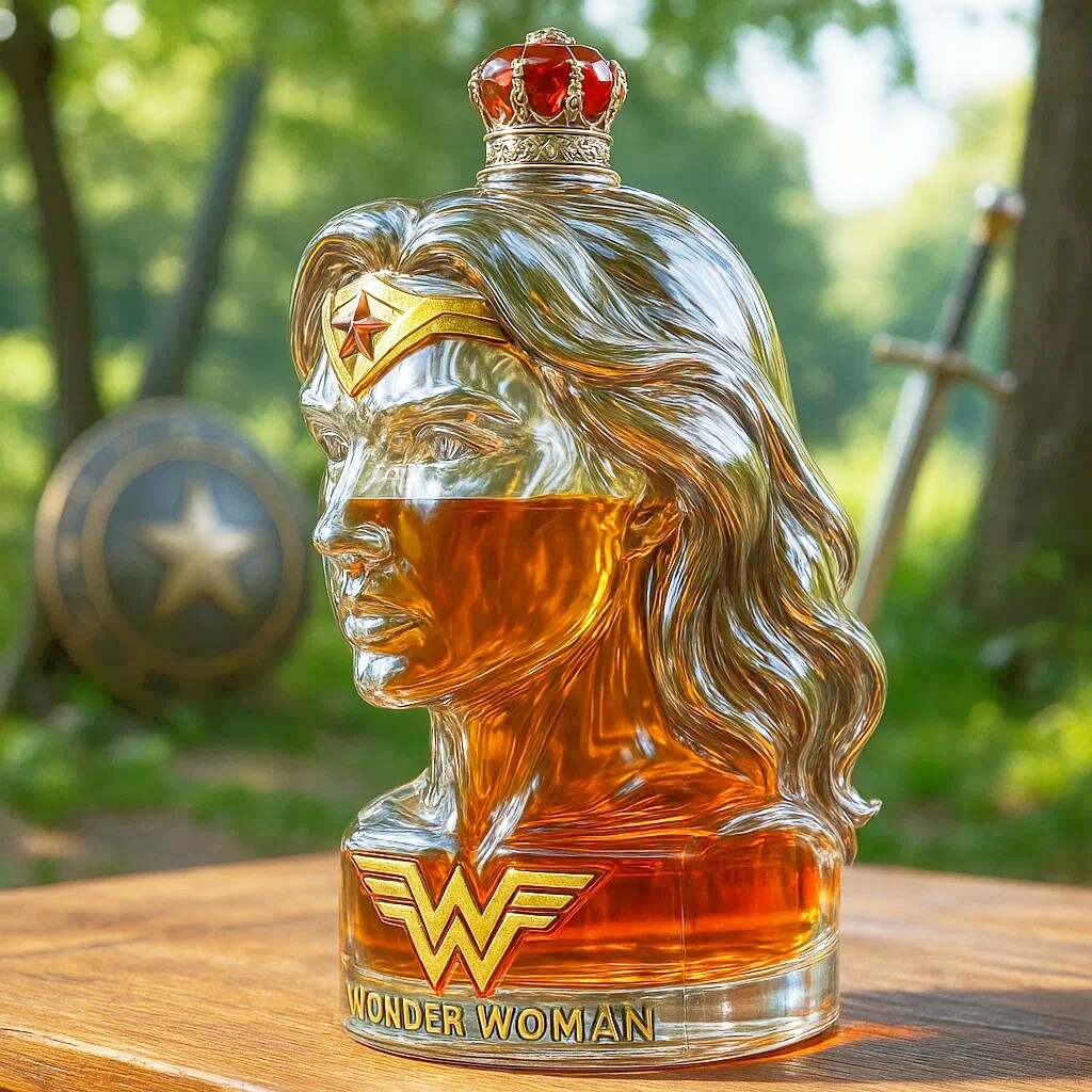 Wonder Woman Diana Prince Limited Edition Whiskey Bottle