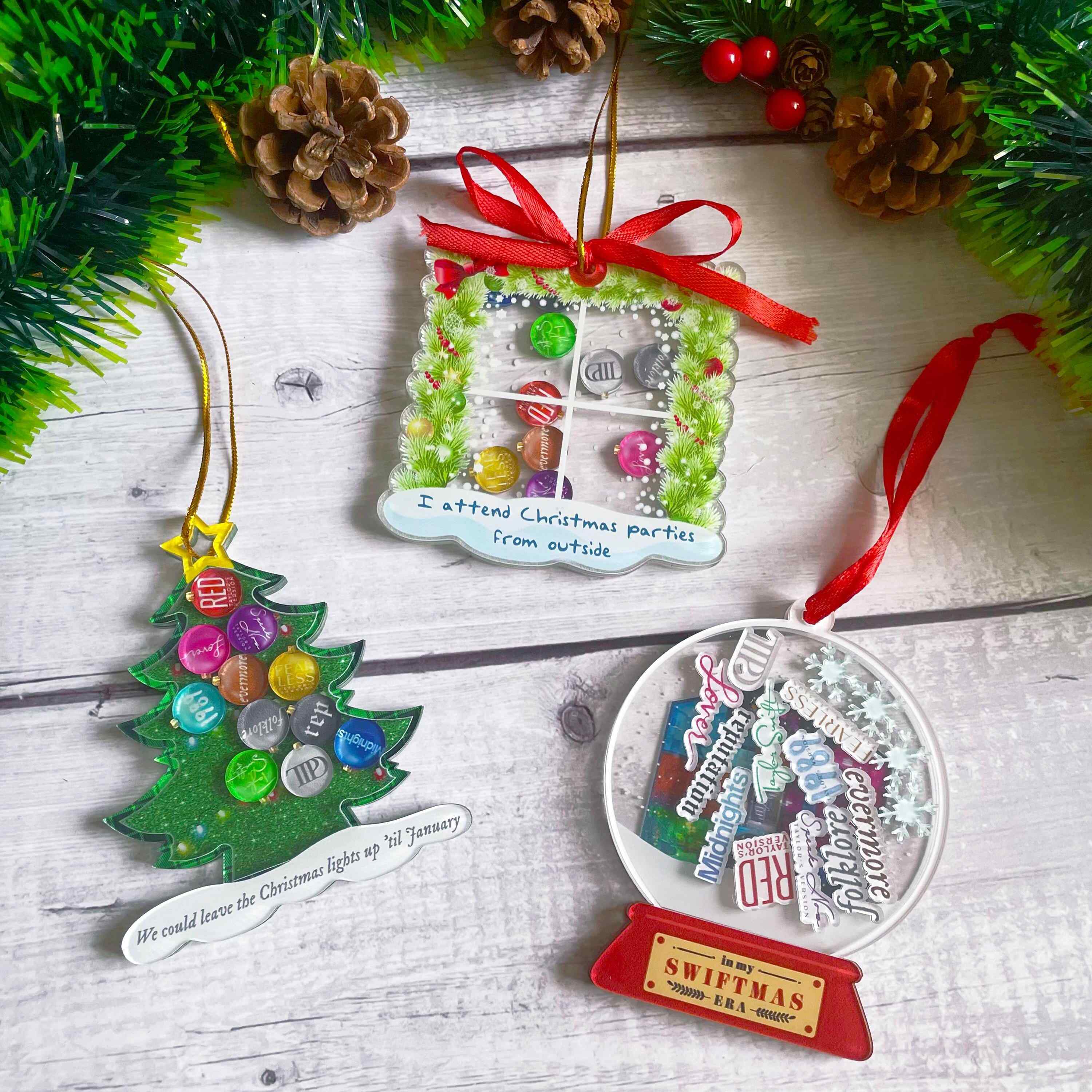 Swiftmas Shaker Ornament