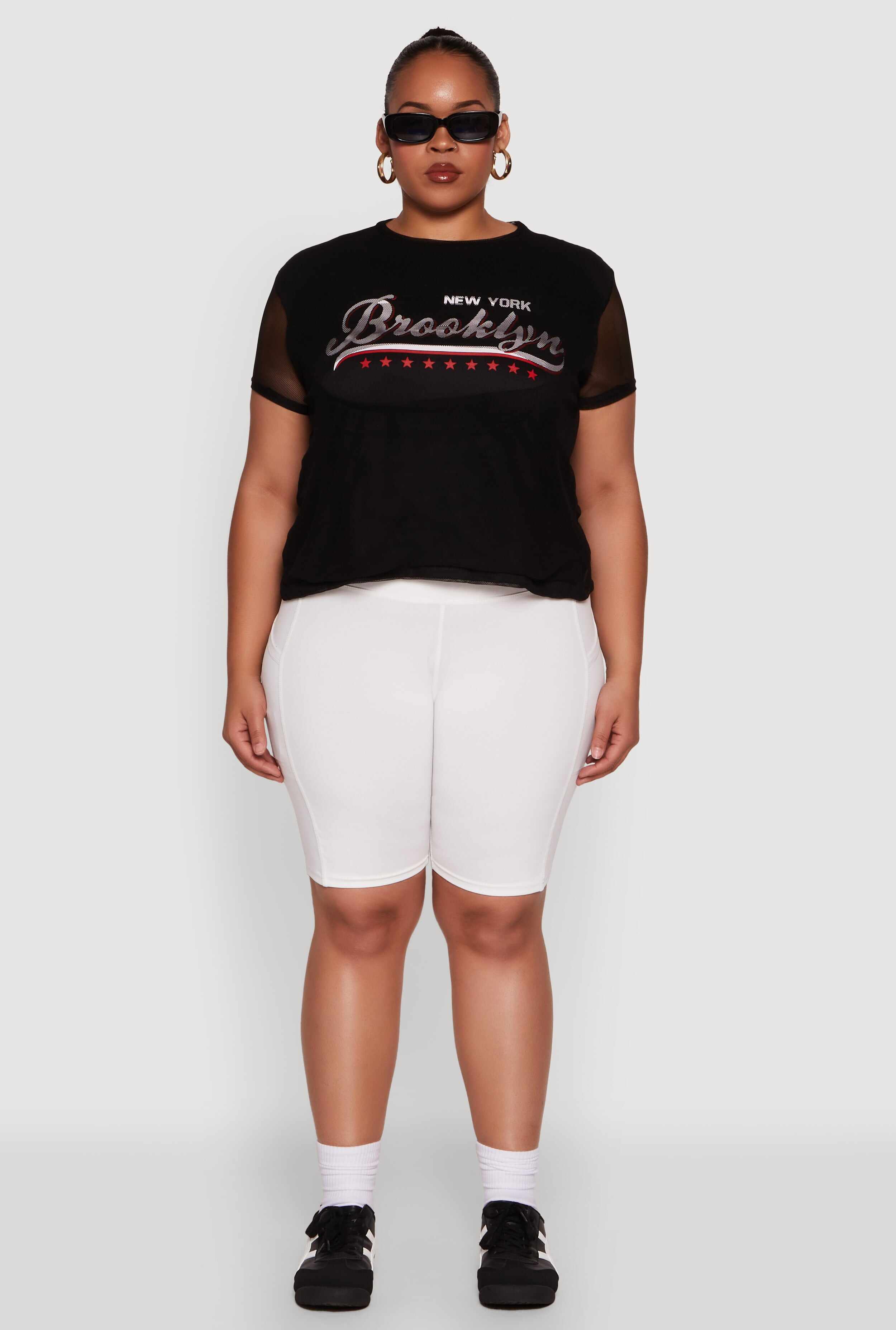 Plus Size New York Brooklyn Graphic Top