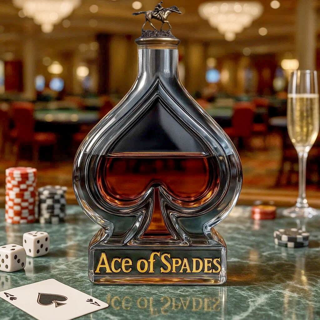 Ace of Spades Limited Edition Collector's Whiskey Bottle
