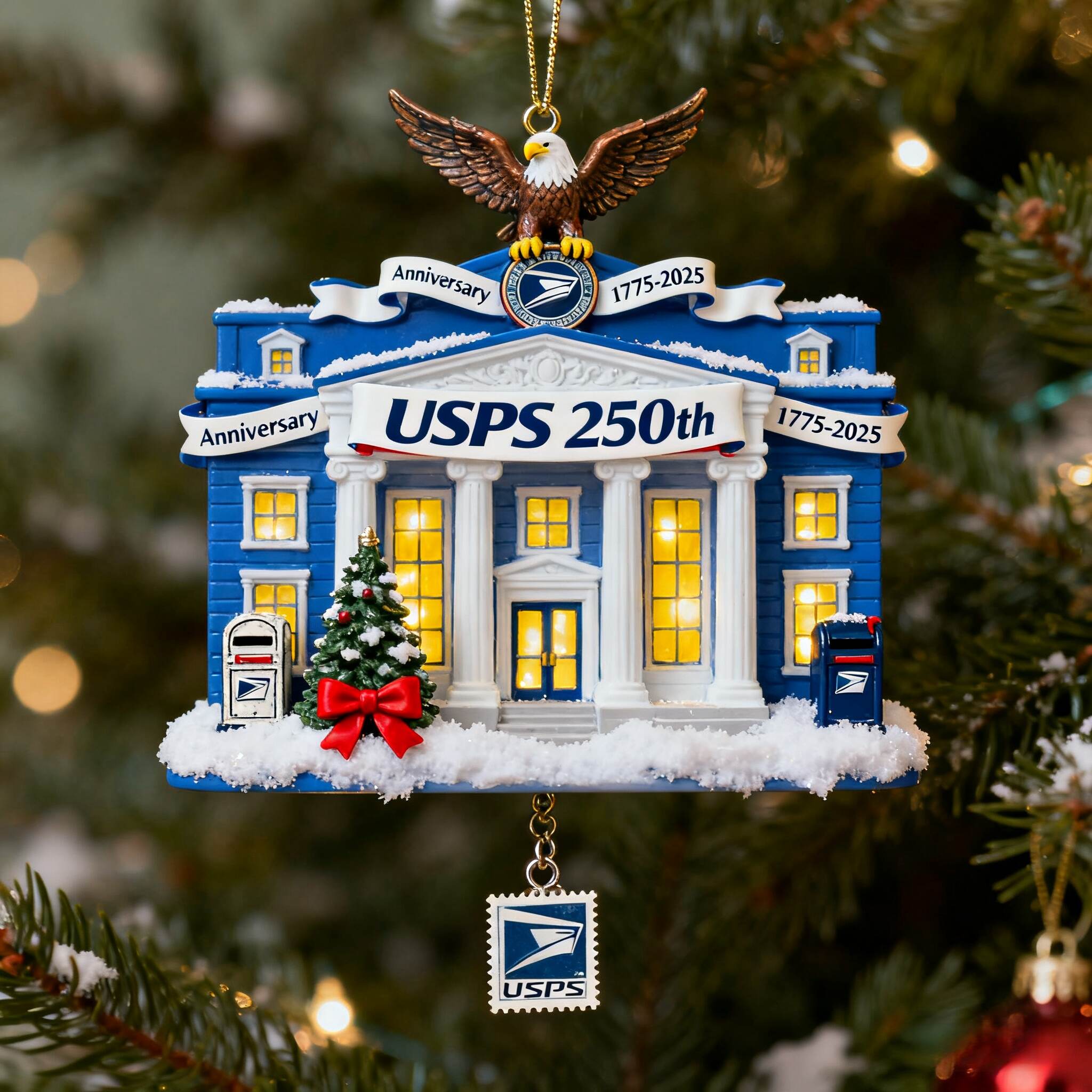 USPS 250th Anniversary Commemorative Ornament