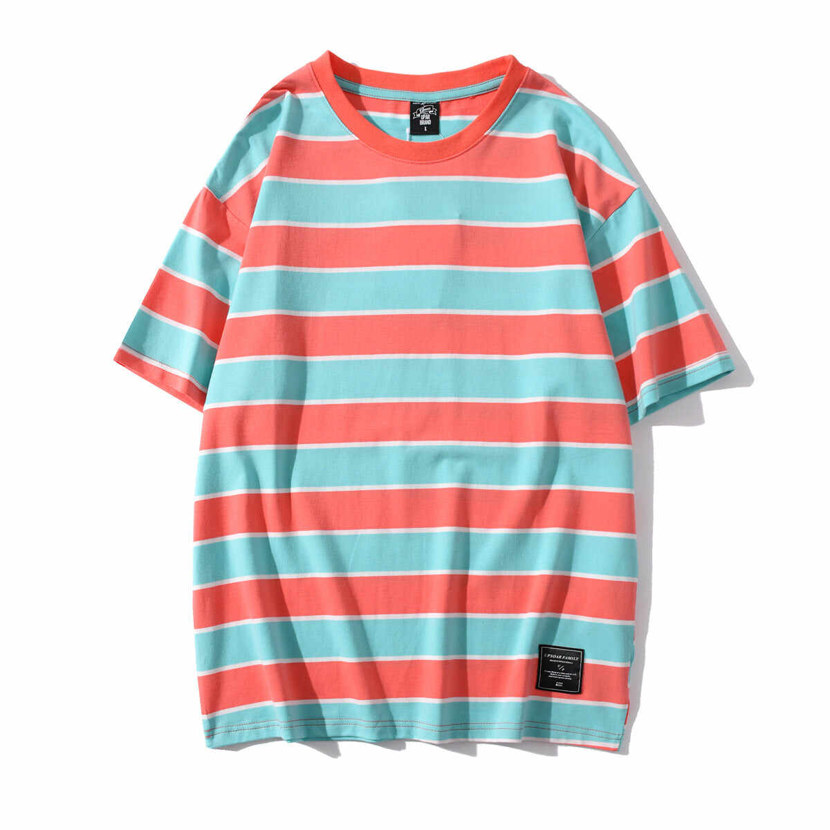 Summer New Striped Short-sleeved T-shirt For Men
