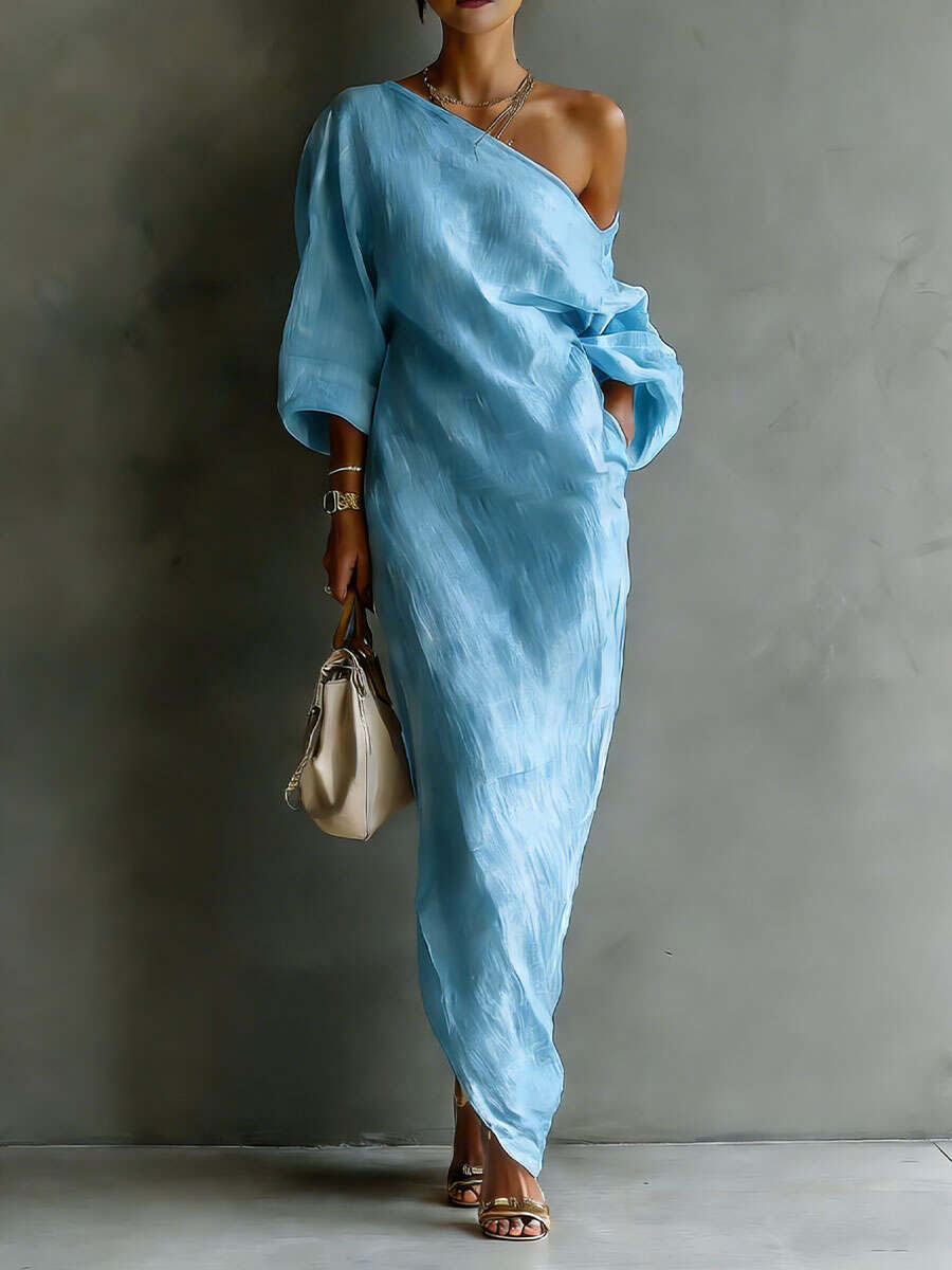 🔥Summer Arrivals🌟Women's Casual Off-the-shoulder Dress