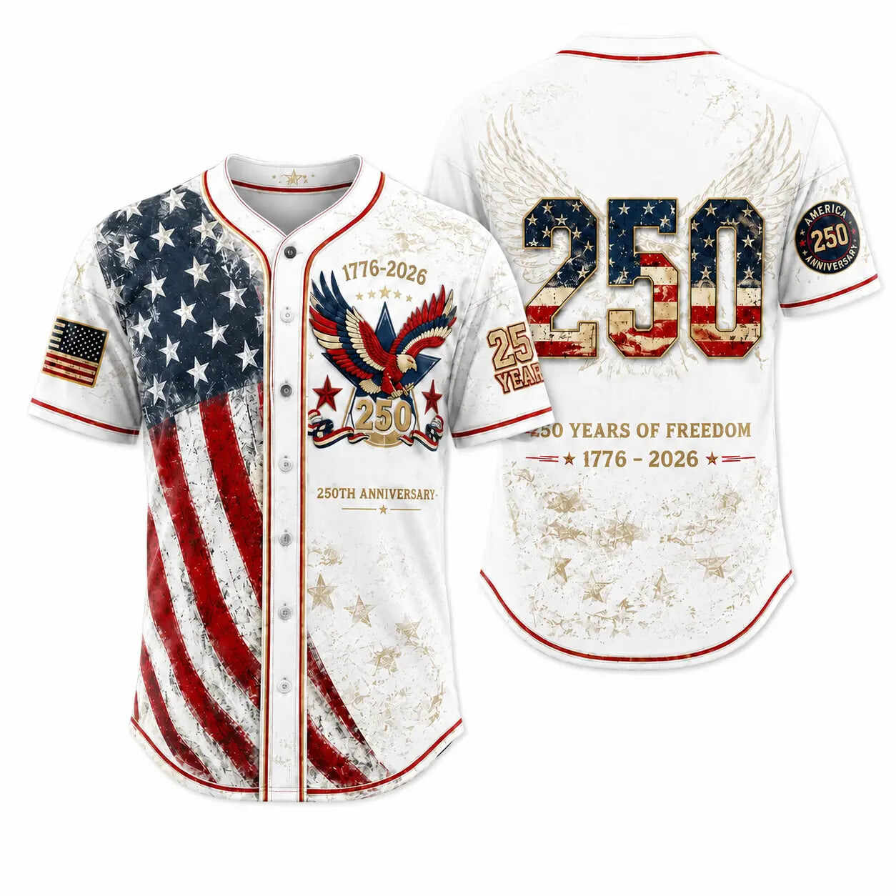 250th Anniversary Baseball Jersey