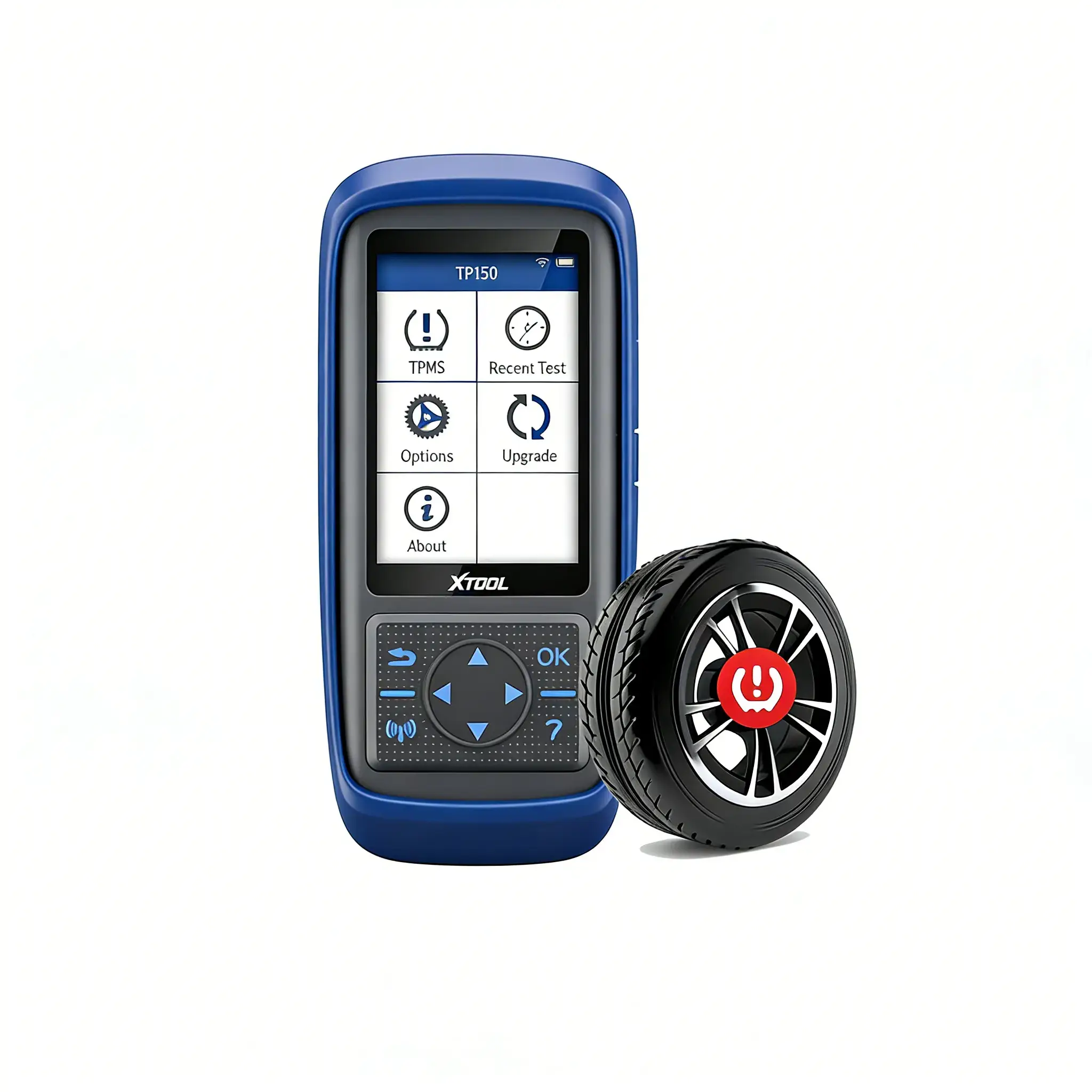 TP150 TPMS Programming Tool, 2026 TPMS Relearn Tool, Activate/Relearn/Diagnosis All Known TPMS Sensors, Program TS100 Sensors (315/433MHz), TPMS Reset Tool TPMS Programmer