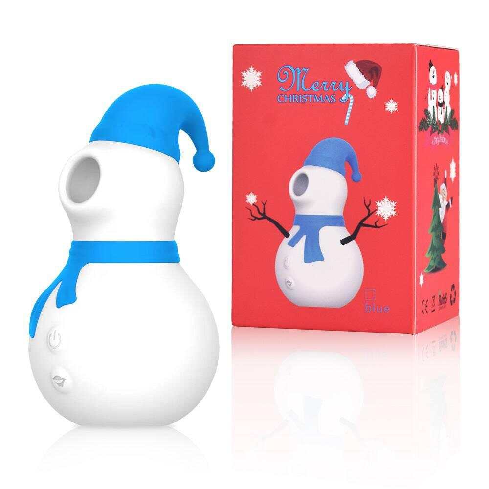 Christmas Snowman Rechargeable Electric Clitoral Vibrator