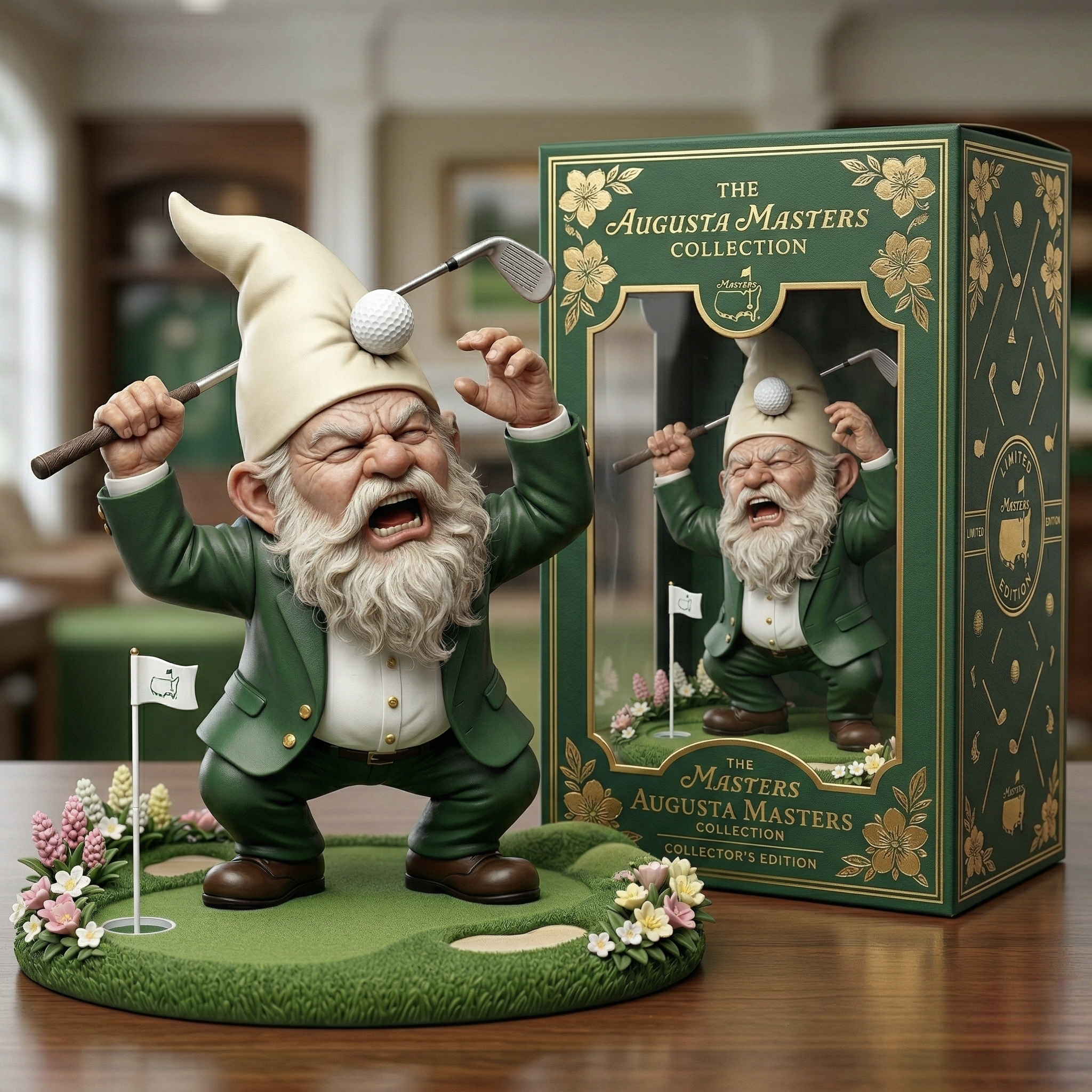 Masters Misfire Gnome: The Golfer's Rage – Collector's Edition 🏌️‍♂️