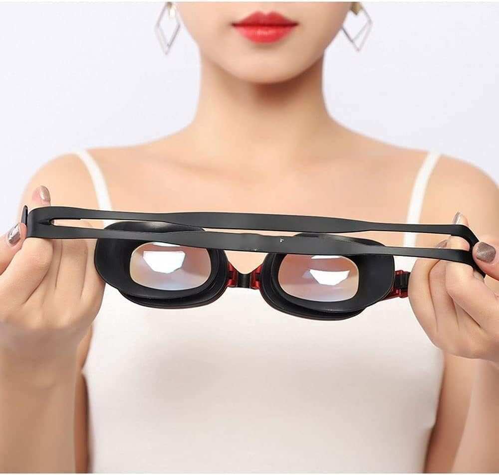 Swim Goggles, Anti-Fog HD Electroplating Swimming Glasses, Protection Wide View Swim Goggles with Silicone Seal, for Women Men Adult Youth Kids (Color : Black)Soft and comfortable for all face shapes
