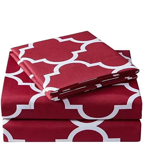 Brushed Microfiber Hypoallergenic 4 pcs Bedsheet Set