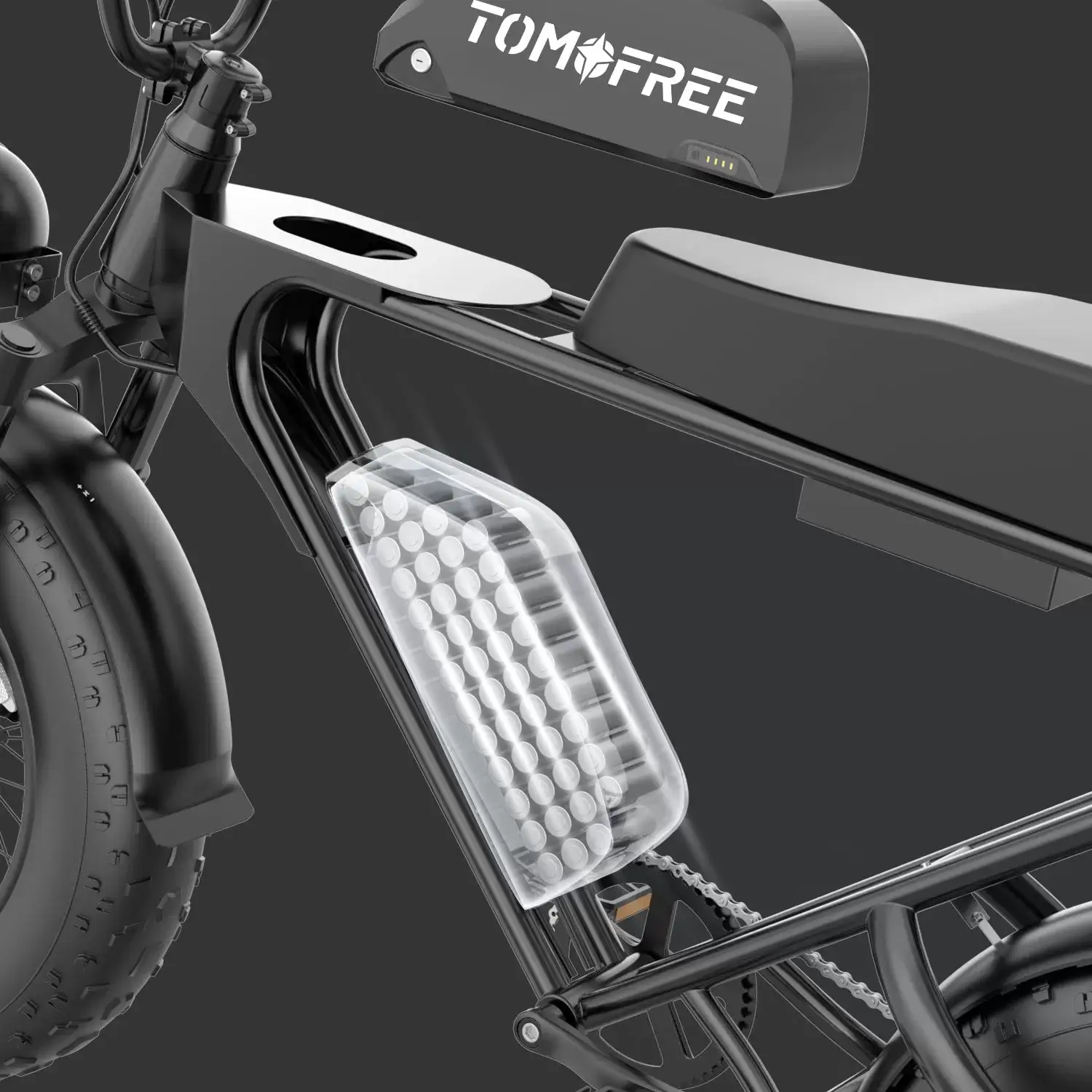 E-Bike DK200 Electric Bike 1200W Motor 20Ah Battery with 20