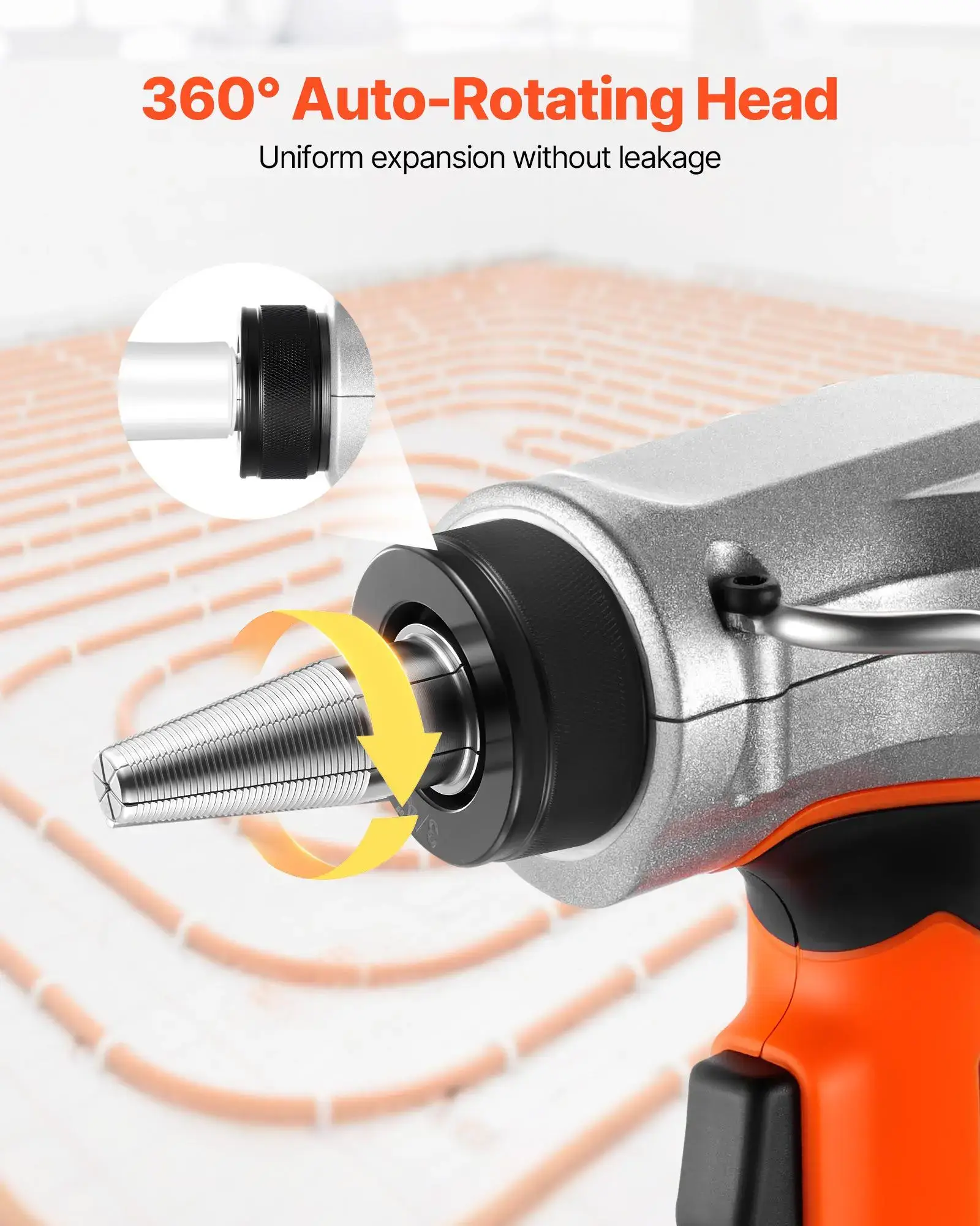 Cordless Tube Expander, 20V Max Electric Tubing Expansion Tool for 1/2