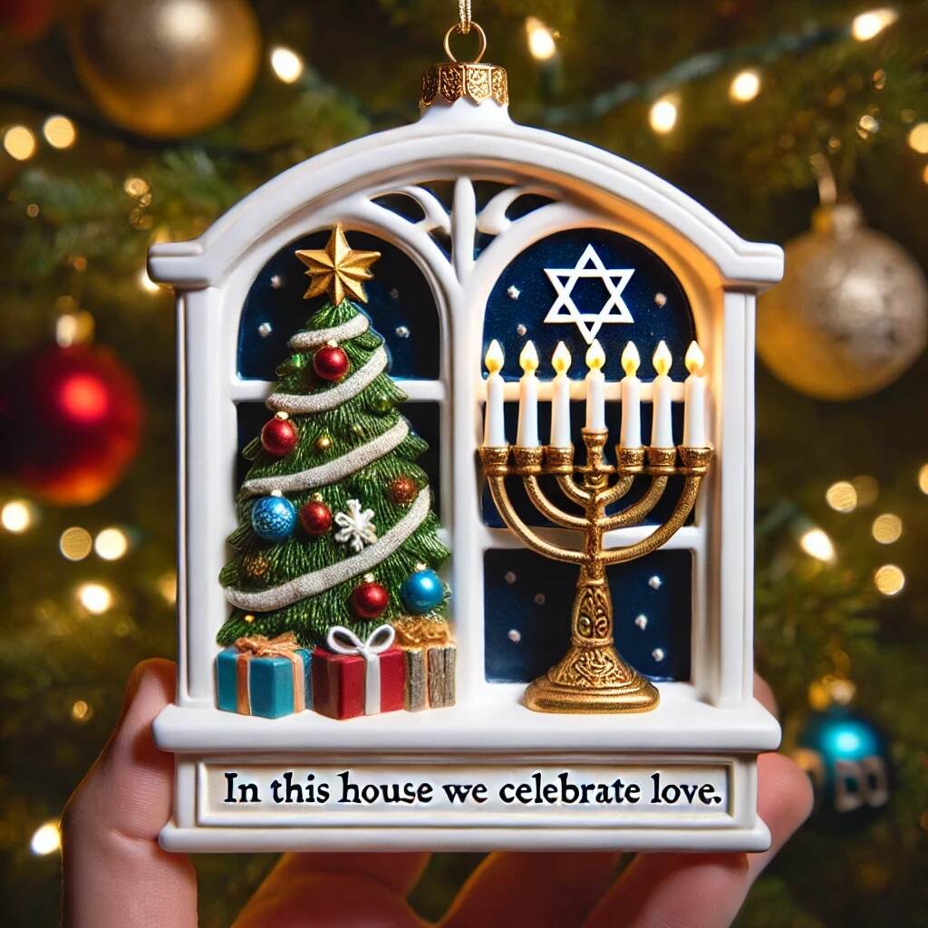 Christmas Hanukkah Ornaments