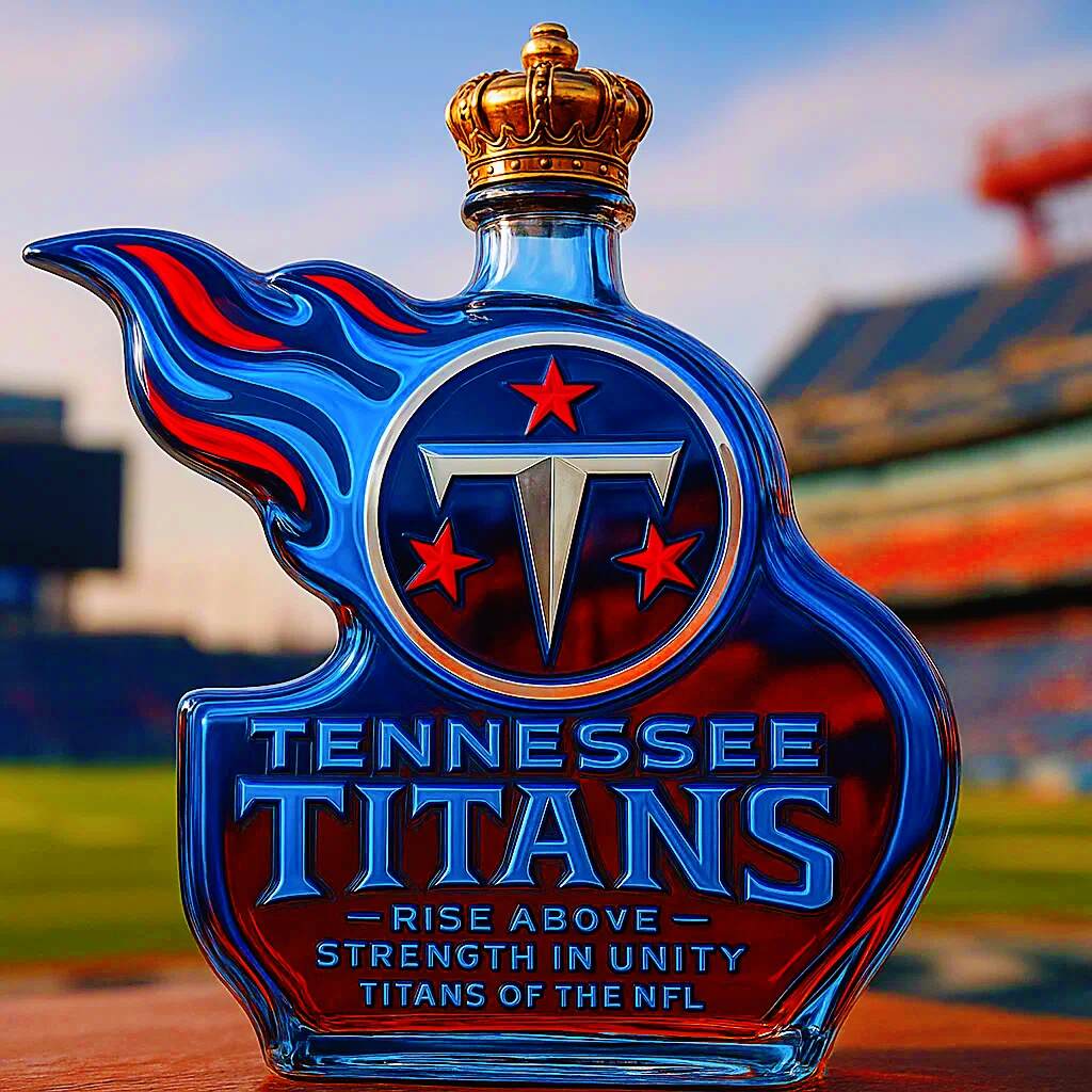 Tennessee Titans Whiskey Bottle