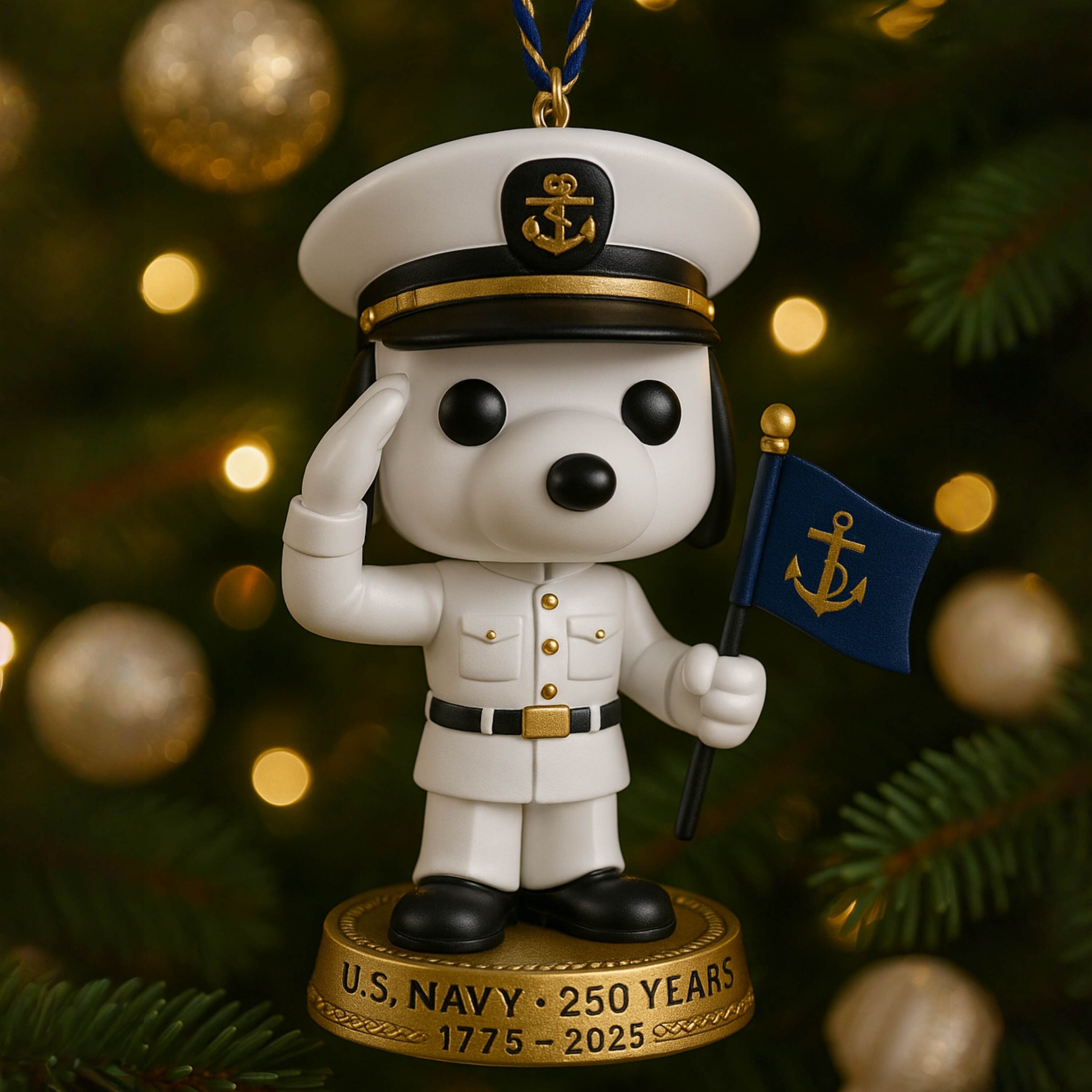 SNPY U.S. Marine Corps 250th Anniversary Ornament