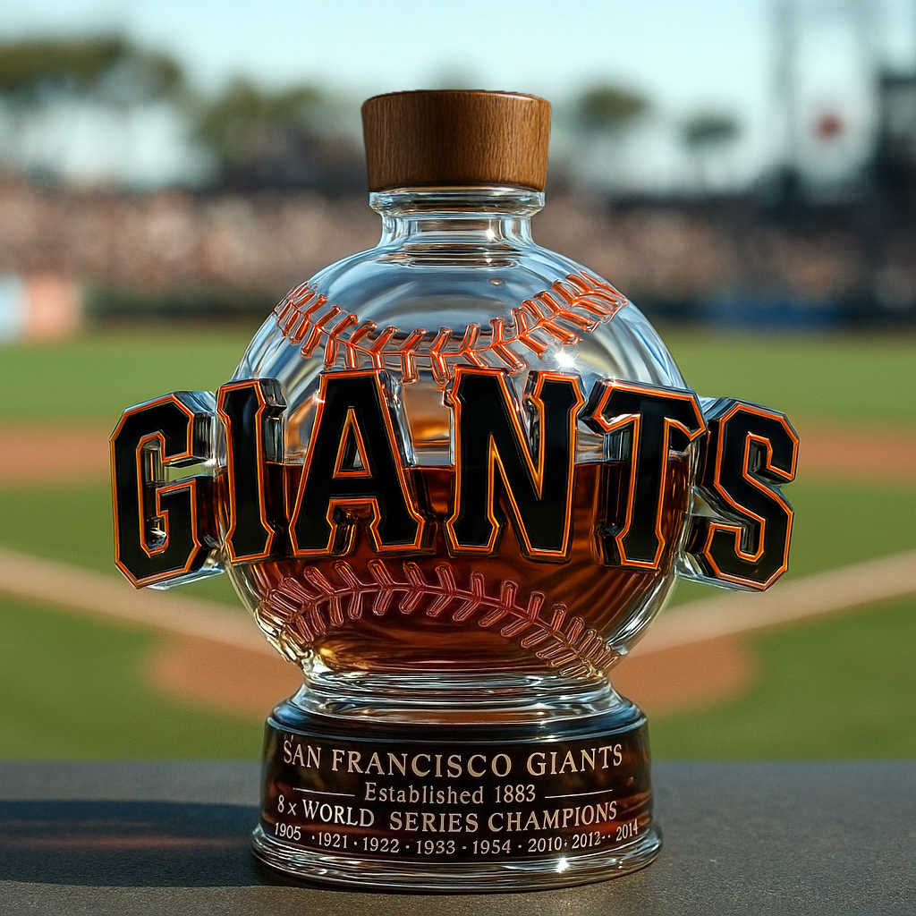 San Francisco Giants Limited Edition Whiskey Bottle