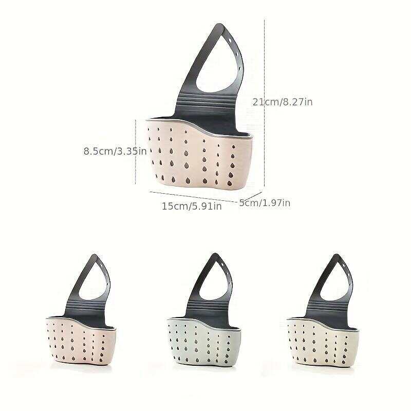 1pc Kitchen Sink Hanging Bag - Organize Your Drain, Faucet, and Dish Cloths with this Convenient Storage Solution